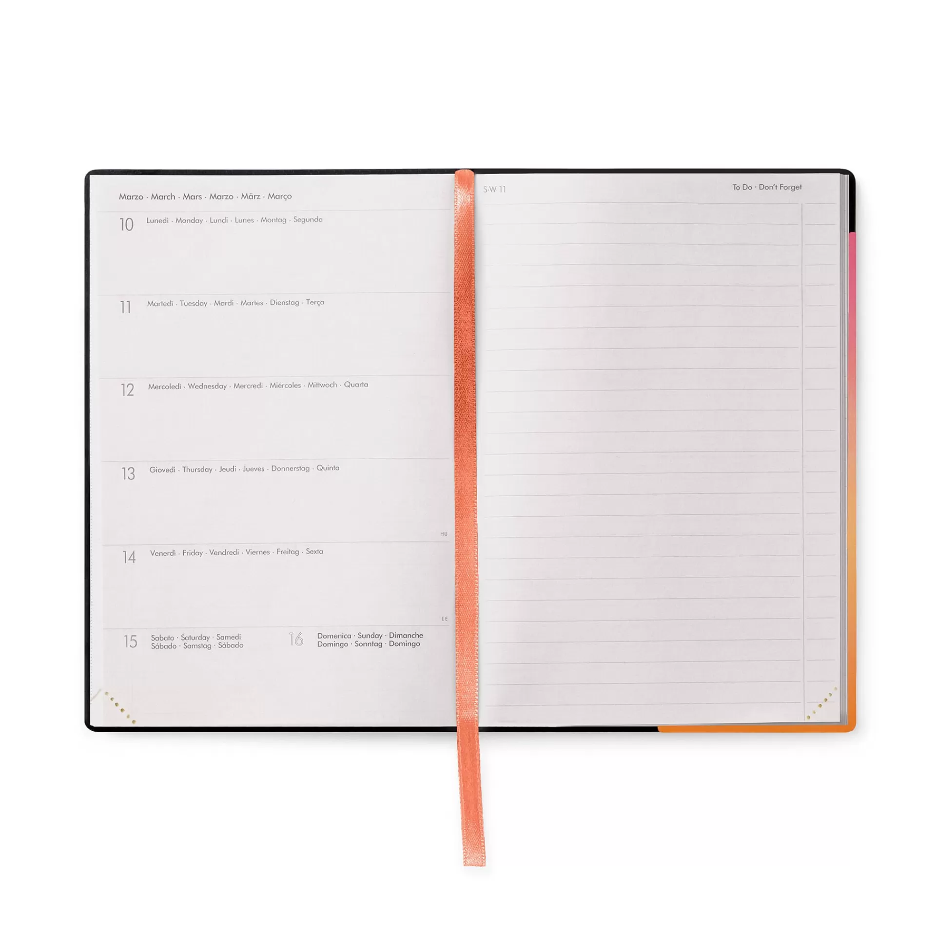 Legami Milano Agenda 18 Mesi Settimanale - Medium - Con Notebook - 2024/2025- Agende 18 Mesi Settimanali Medium