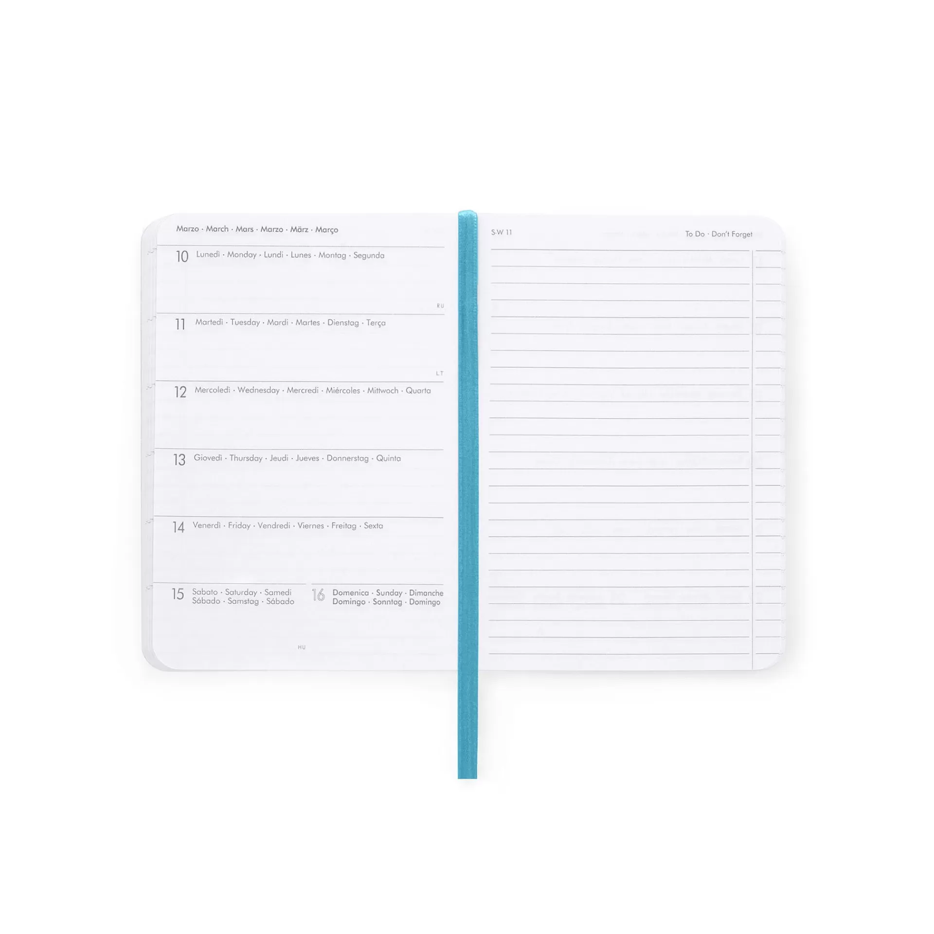Legami Milano Agenda 16 Mesi Settimanale - Small - con Notebook - 2024/2025- Agende 16 Mesi Settimanali