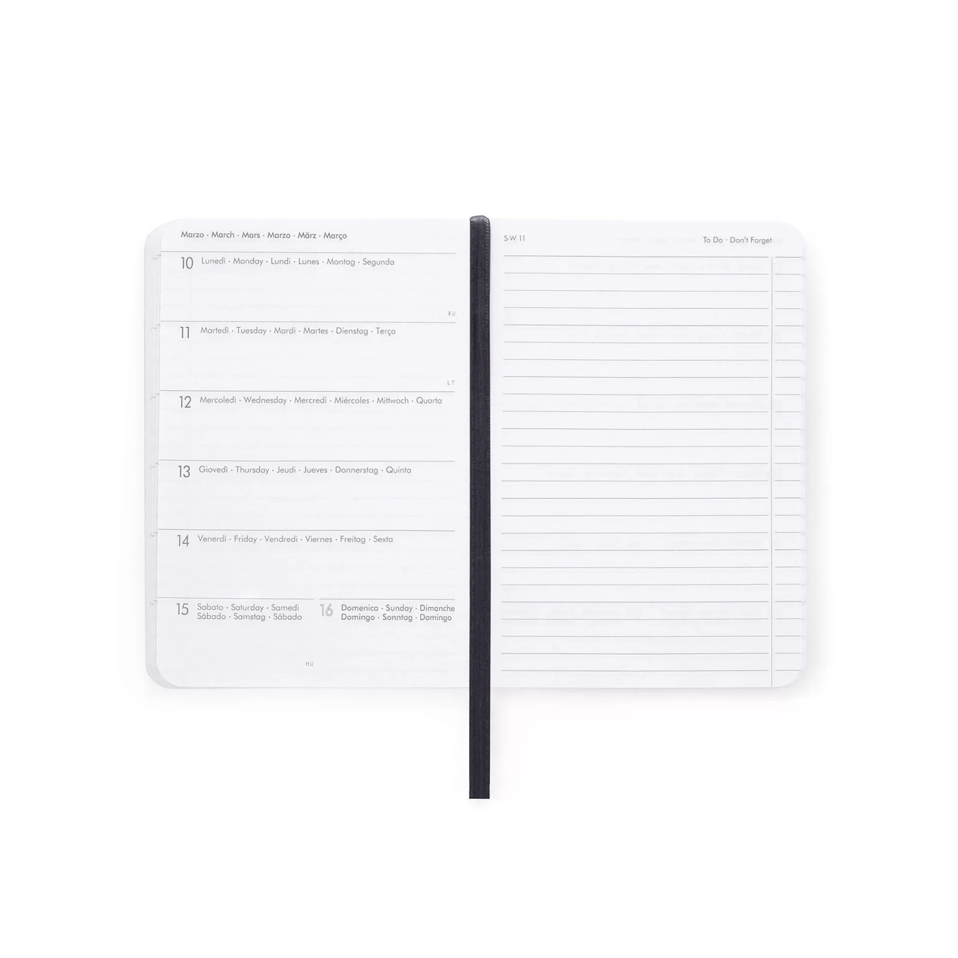 Legami Milano Agenda 16 Mesi Settimanale - Small - con Notebook - 2024/2025- Agende 16 Mesi Settimanali