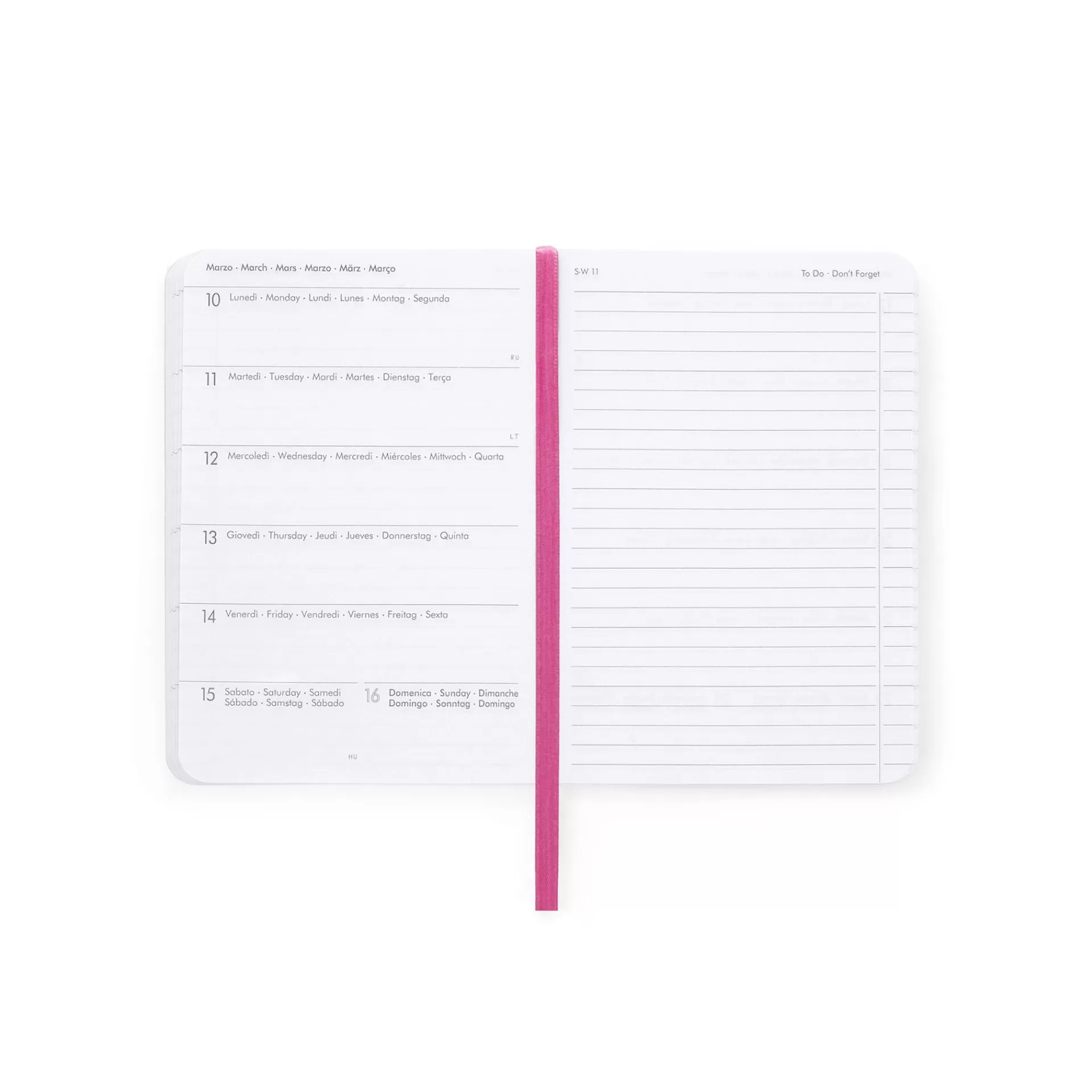 Legami Milano Agenda 16 Mesi Settimanale - Small - con Notebook - 2024/2025- Agende 16 Mesi Settimanali