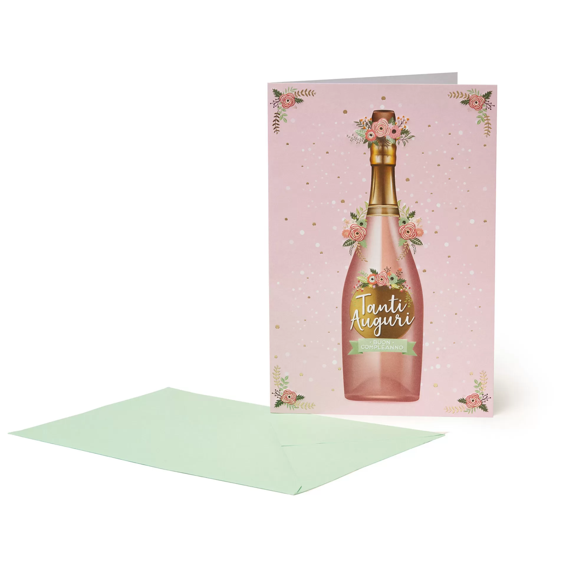 Legami Milano Biglietto d'Auguri - Buon Compleanno - Champagne- Biglietti Compleanno