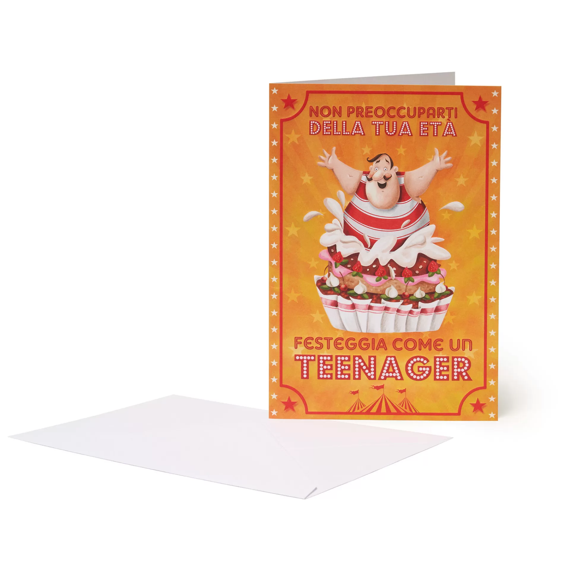Legami Milano Biglietto d'Auguri - Buon Compleanno - Festeggia Come Un Teenager- Biglietti Compleanno
