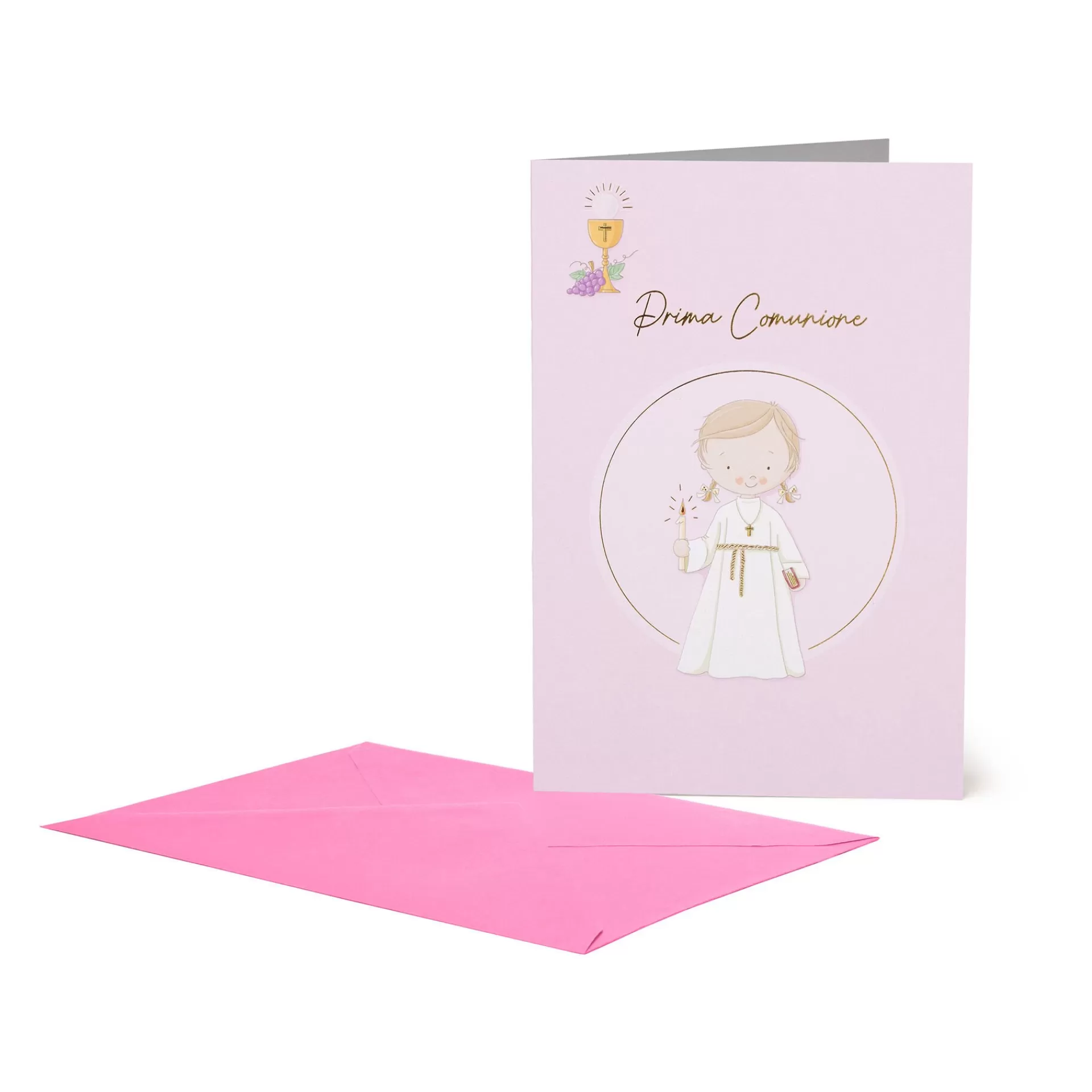Legami Milano Biglietto d'Auguri - Comunione Bimba- Biglietti Per Ricorrenze Speciali
