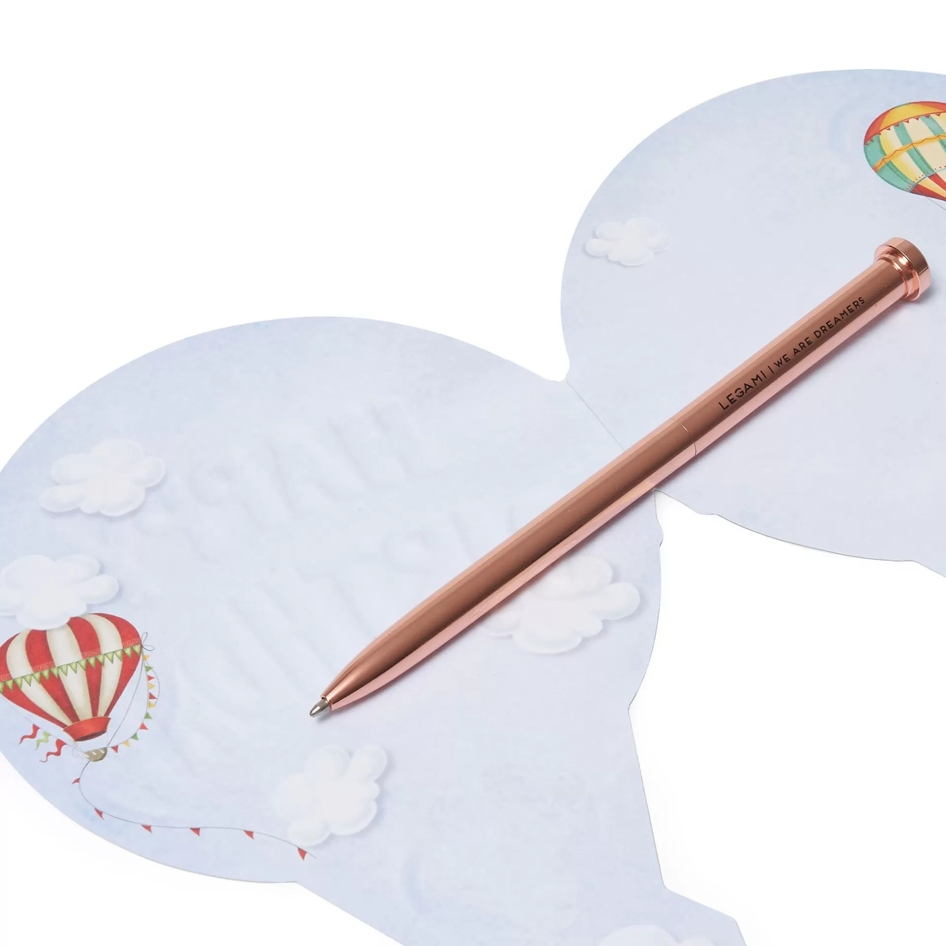 Legami Milano Biglietto d'Auguri - Happy Birthday - Air Balloon- Biglietti Compleanno