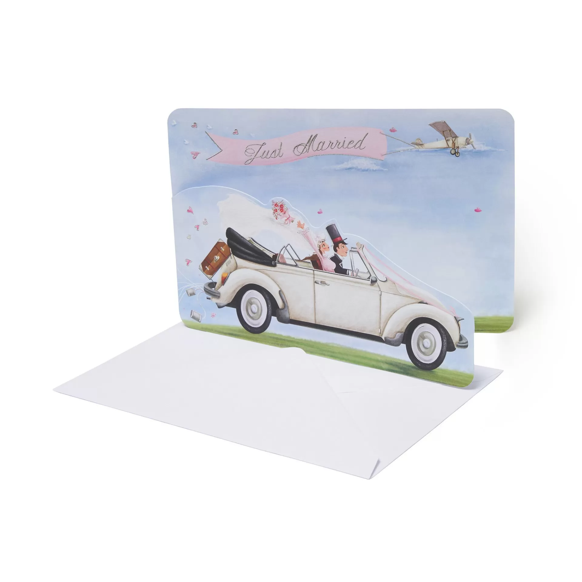 Legami Milano Biglietto d'Auguri - Just Married- Biglietti Per Ricorrenze Speciali