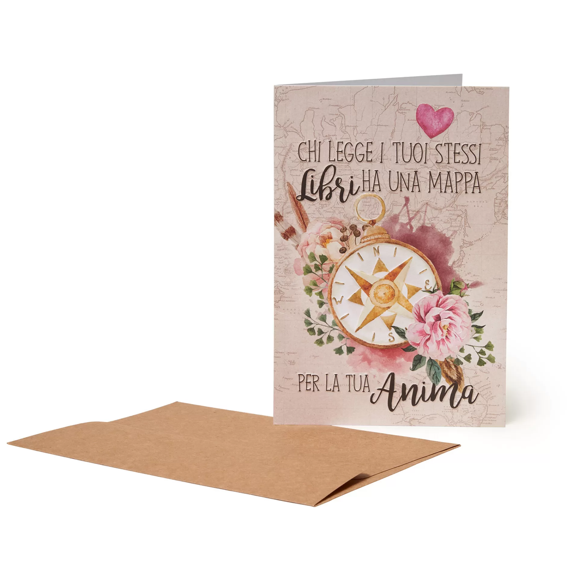 Legami Milano Biglietto di Auguri di Compleanno - Bussola- Biglietti Per Tutte Le Occasioni