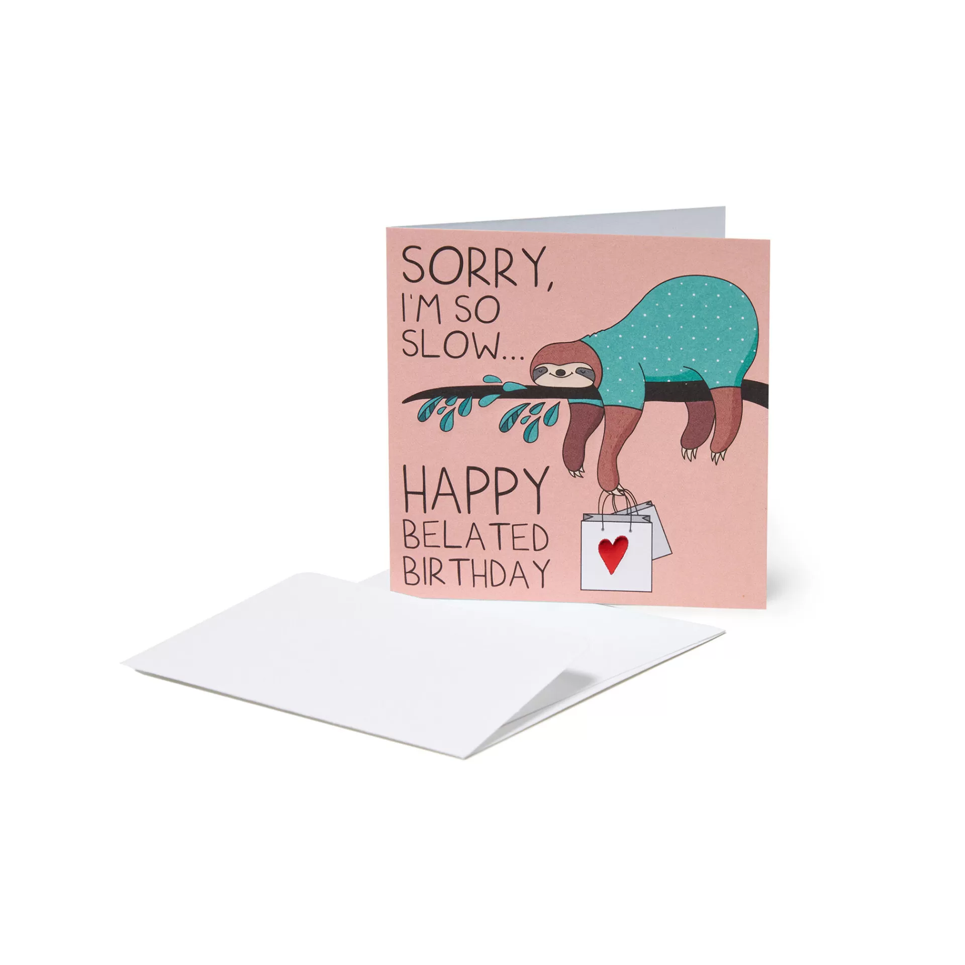 Legami Milano Biglietto di Auguri di Compleanno - Scusa per il Ritardo!- Biglietti Compleanno