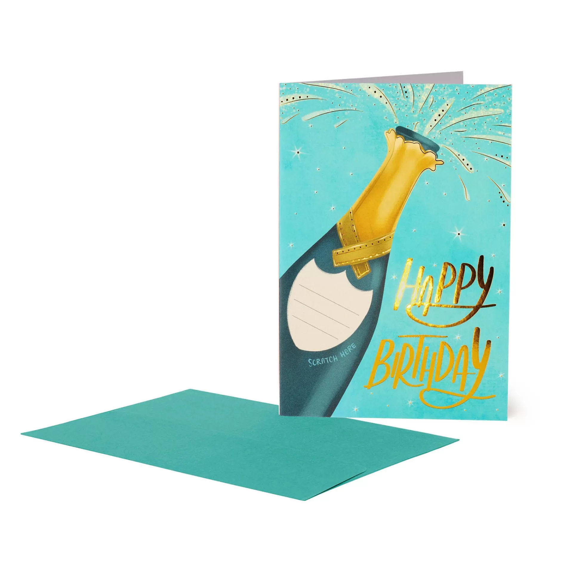 Legami Milano Biglietto di Auguri Gratta e Scopri - Bottle- Biglietti Compleanno