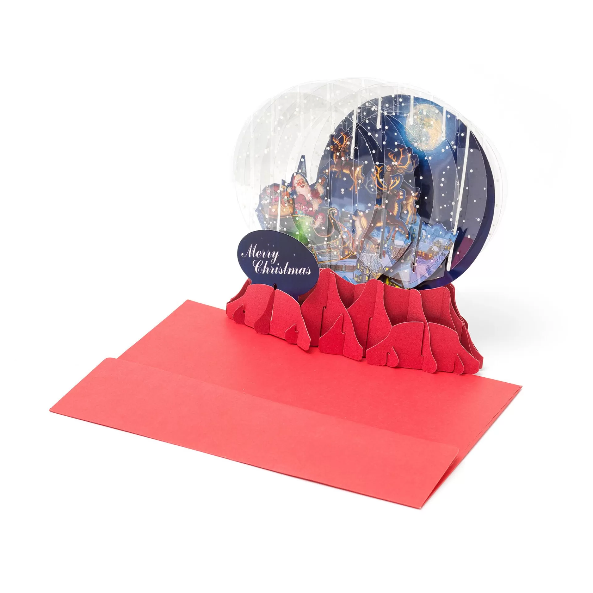 Legami Milano Biglietto Pop Up di Natale - Snow Globe - Large- Pop Up Natalizi