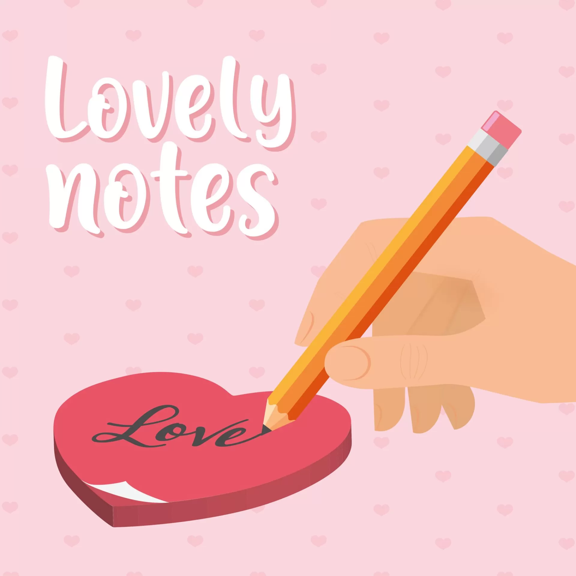 Legami Milano Blocchetto Note Adesivo - Lovely Notes- Blocchi Note E Foglietti Adesivi