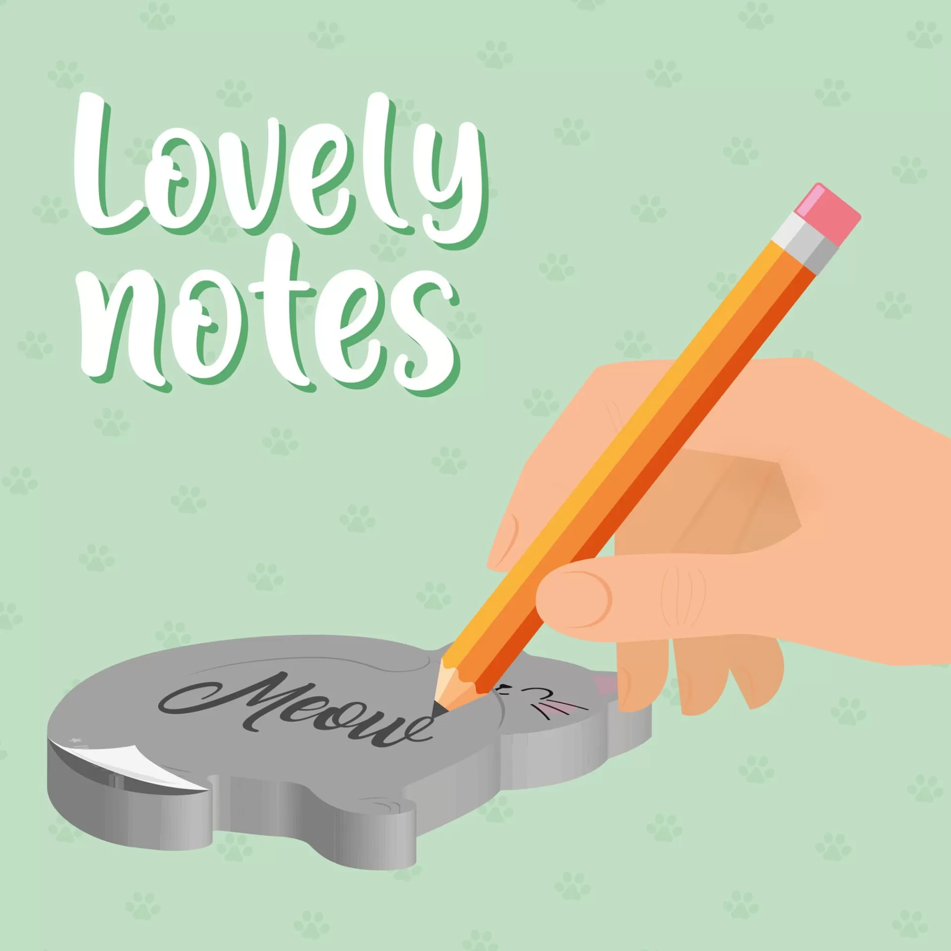 Legami Milano Blocchetto Note Adesivo - Lovely Notes- Blocchi Note E Foglietti Adesivi