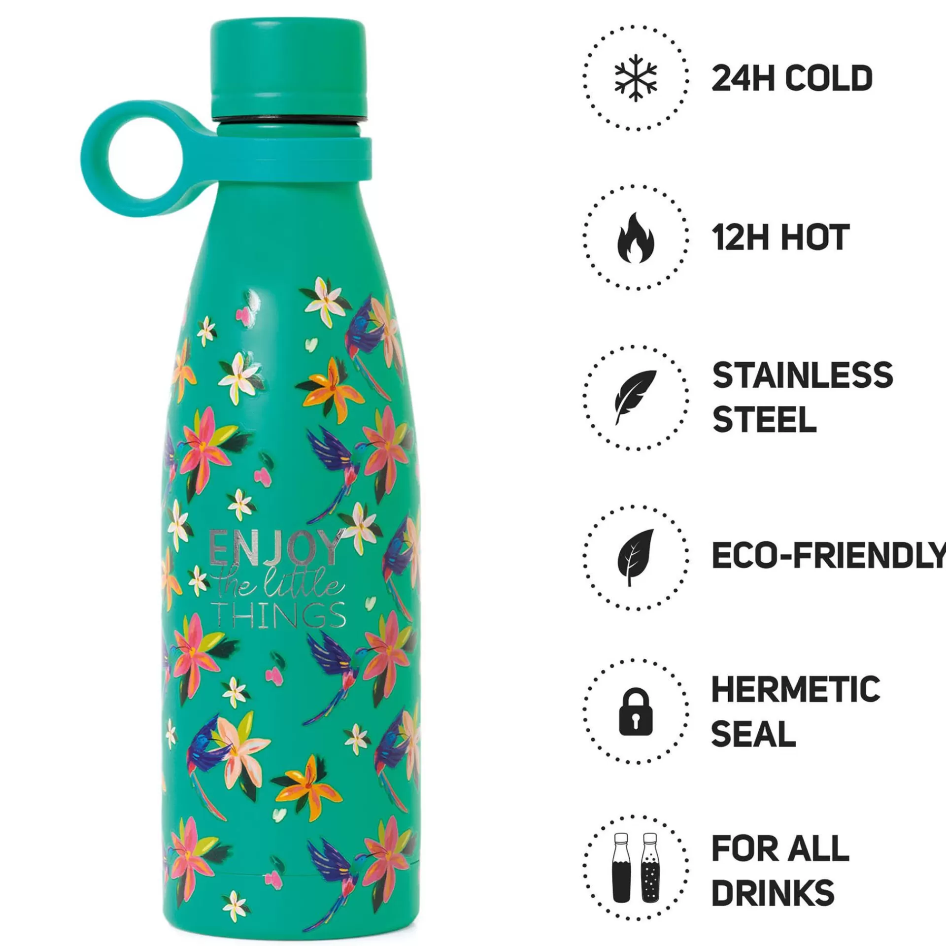 Legami Milano Bottiglia Termica 500 Ml - Hot&Cold- Accessori Da Spiaggia | Bottiglie E Bicchieri Termici