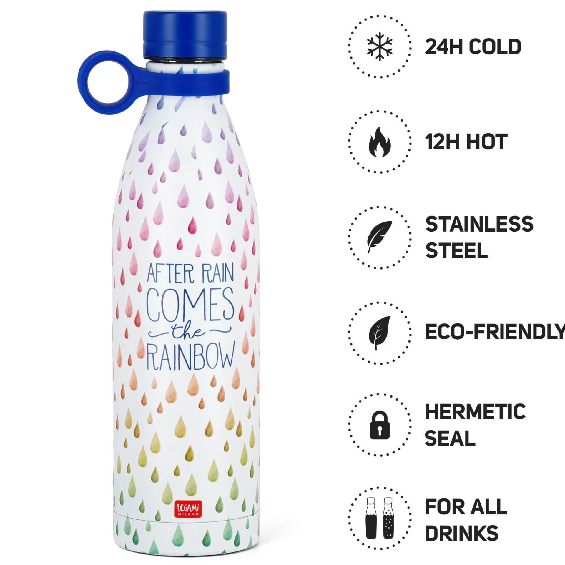 Legami Milano Bottiglia Termica 800 Ml - Hot&Cold- Bottiglie E Bicchieri Termici | Bottiglie E Bicchieri Termici