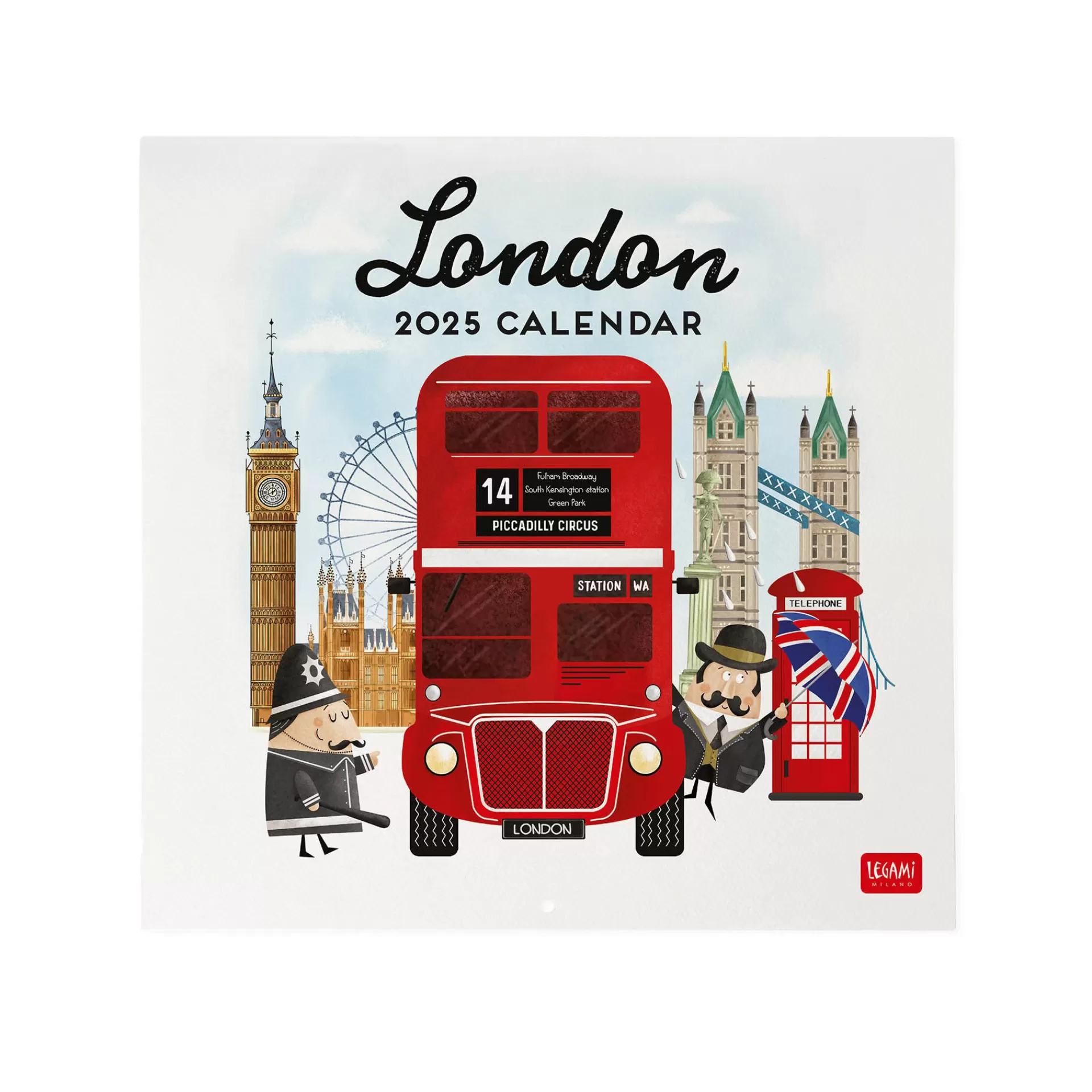 Legami Milano Calendario da Parete 2025 - 30 x 29 cm- Calendari Da Parete