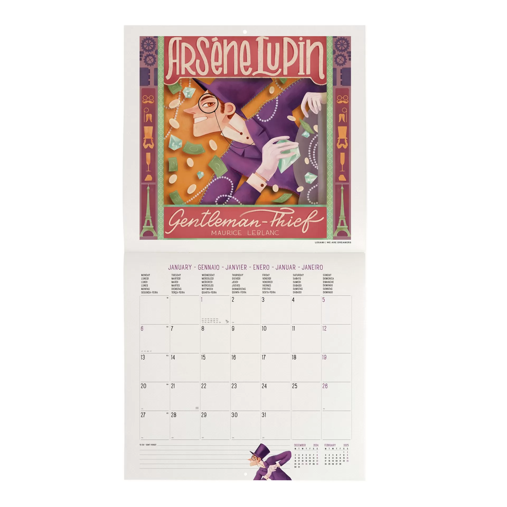 Legami Milano Calendario da Parete 2025 - 30 x 29 cm- Calendari Da Parete