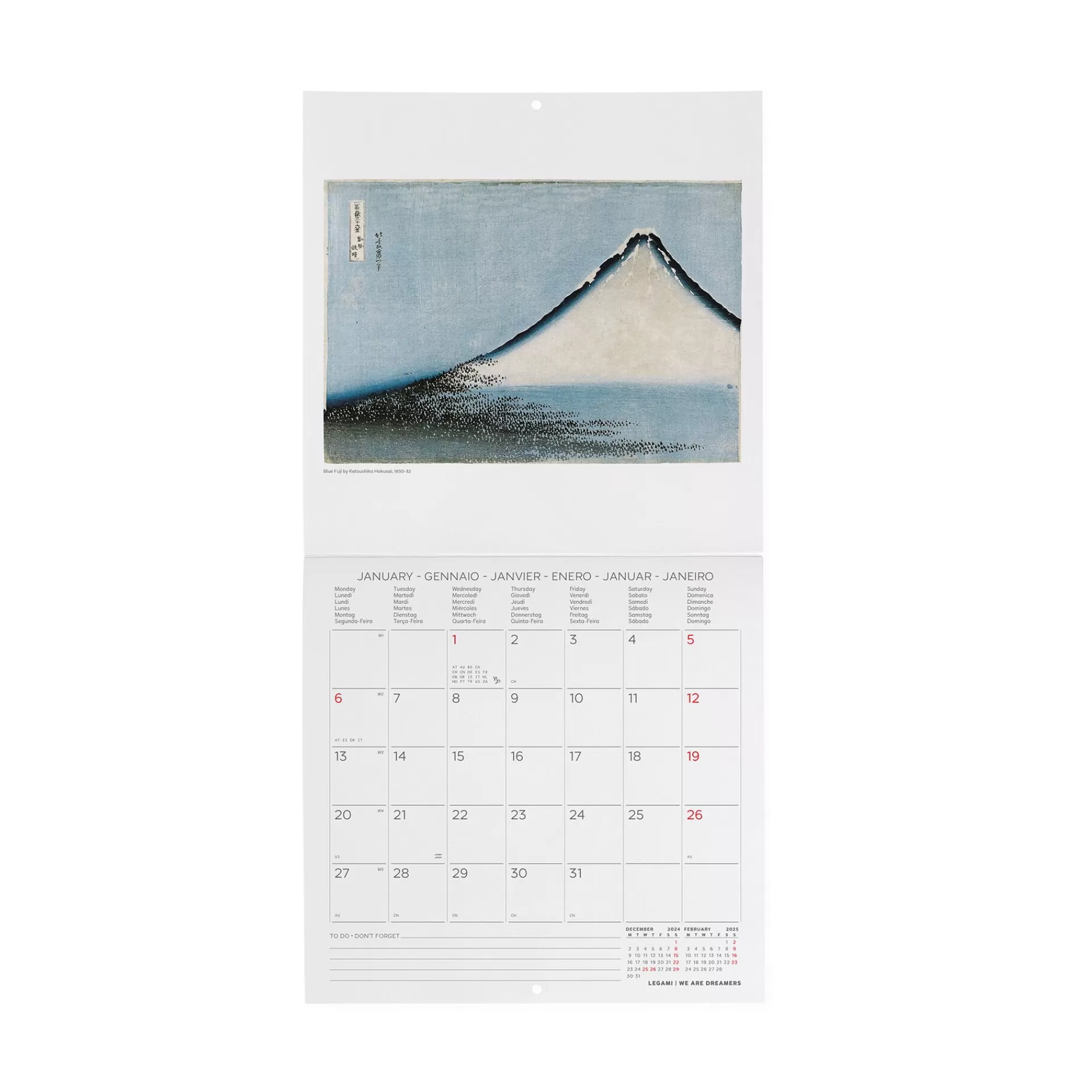 Legami Milano Calendario da Parete 2025 - 18 x 18 cm- Calendari Da Parete