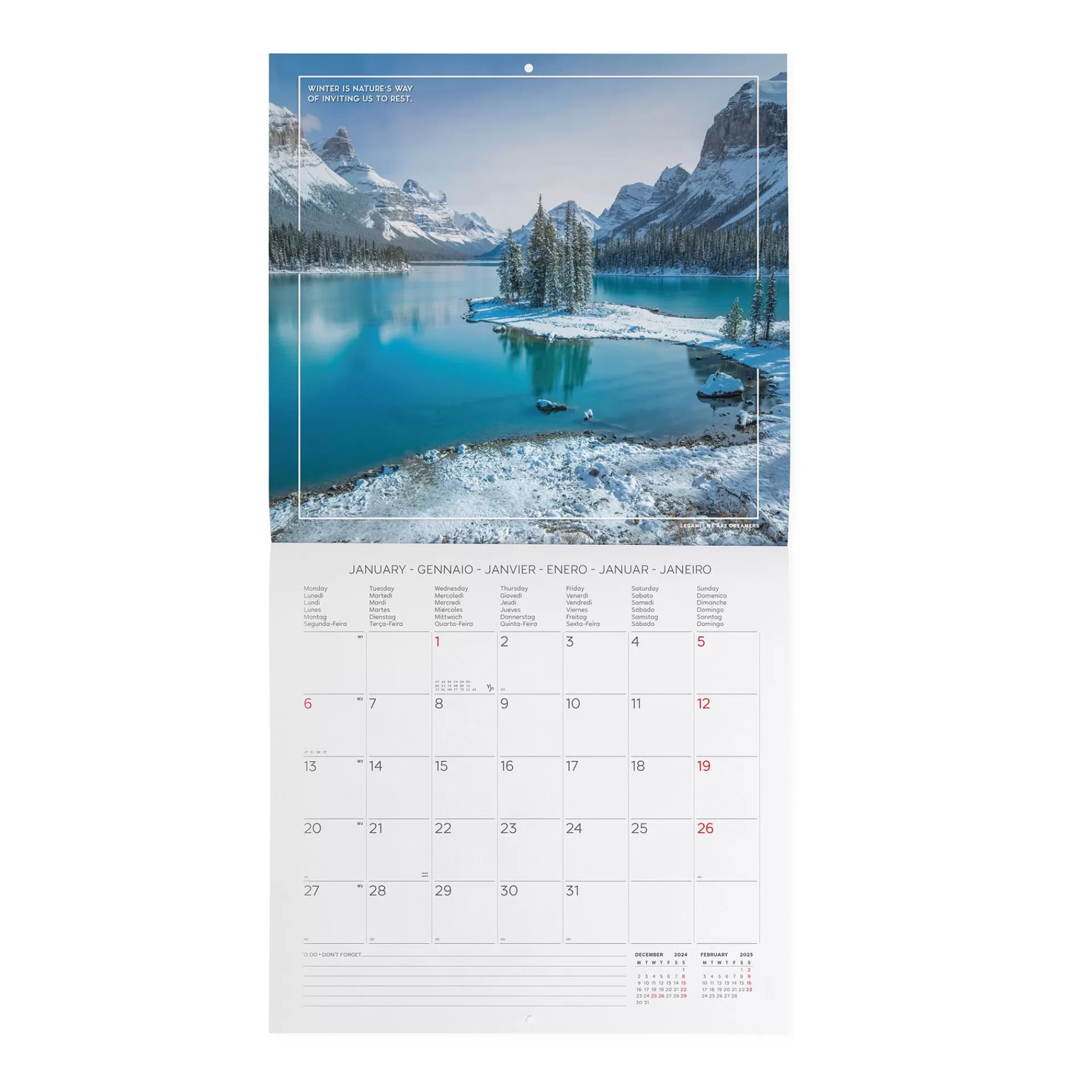 Legami Milano Calendario da Parete 2025 - 30 x 29 cm- Calendari Da Parete