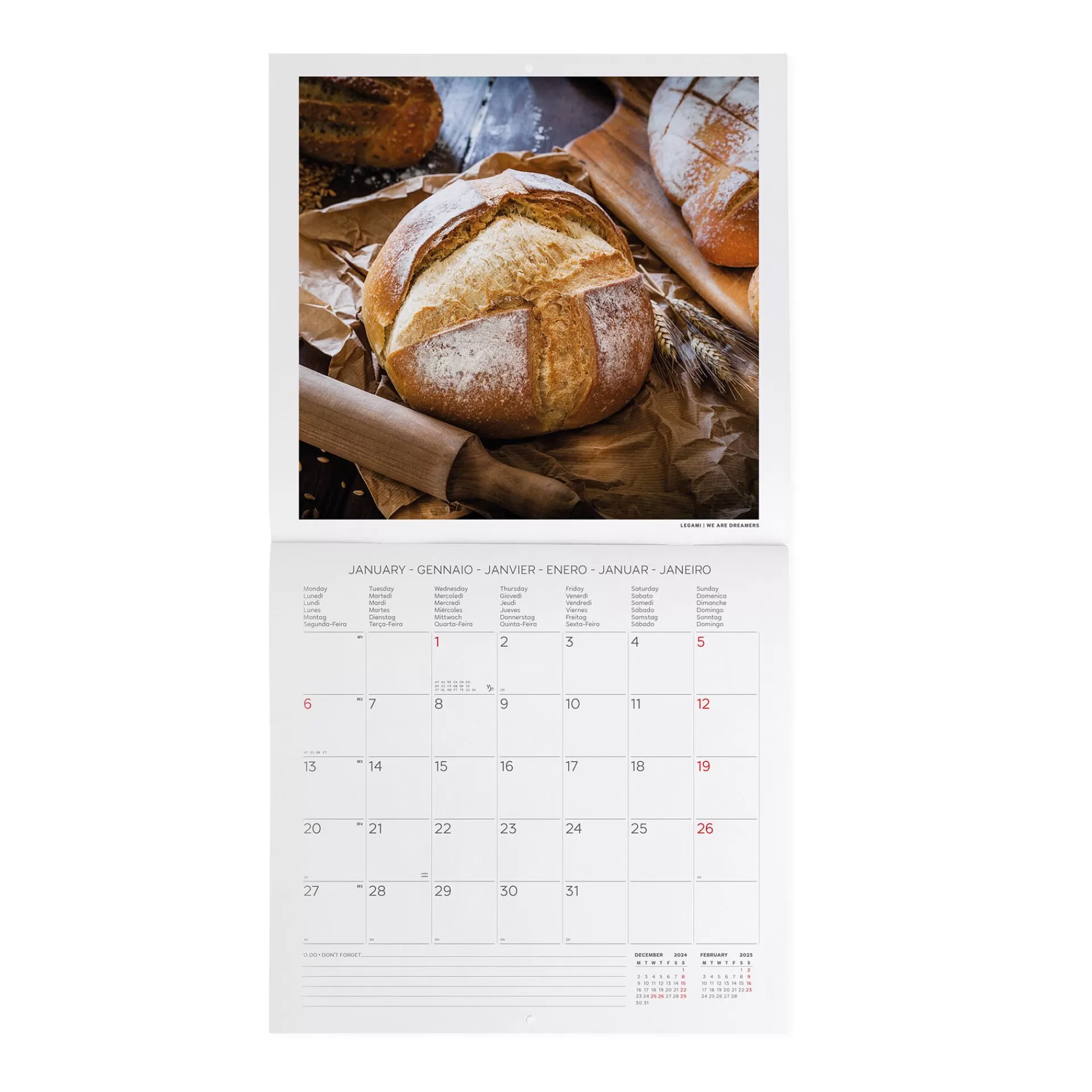 Legami Milano Calendario da Parete 2025 - 30 x 29 cm- Calendari Da Parete