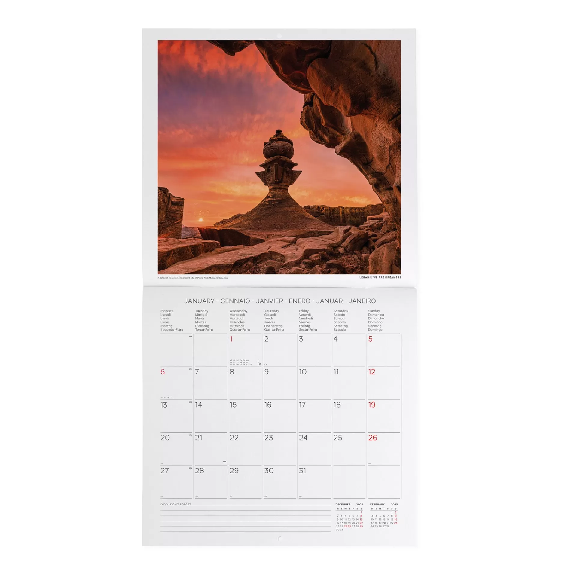 Legami Milano Calendario da Parete 2025 - 30 x 29 cm- Calendari Da Parete