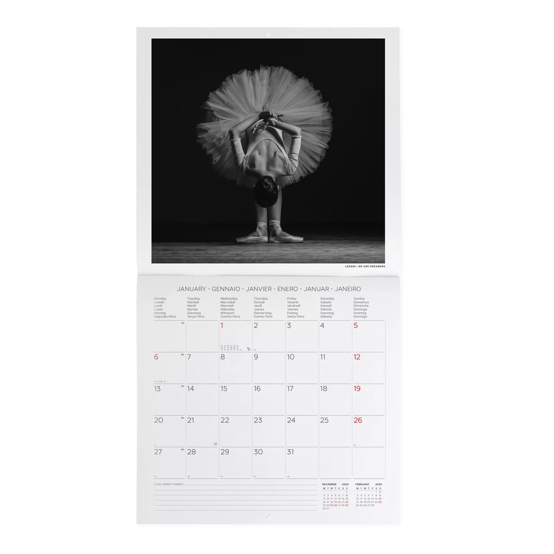 Legami Milano Calendario da Parete 2025 - 30 x 29 cm- Calendari Da Parete