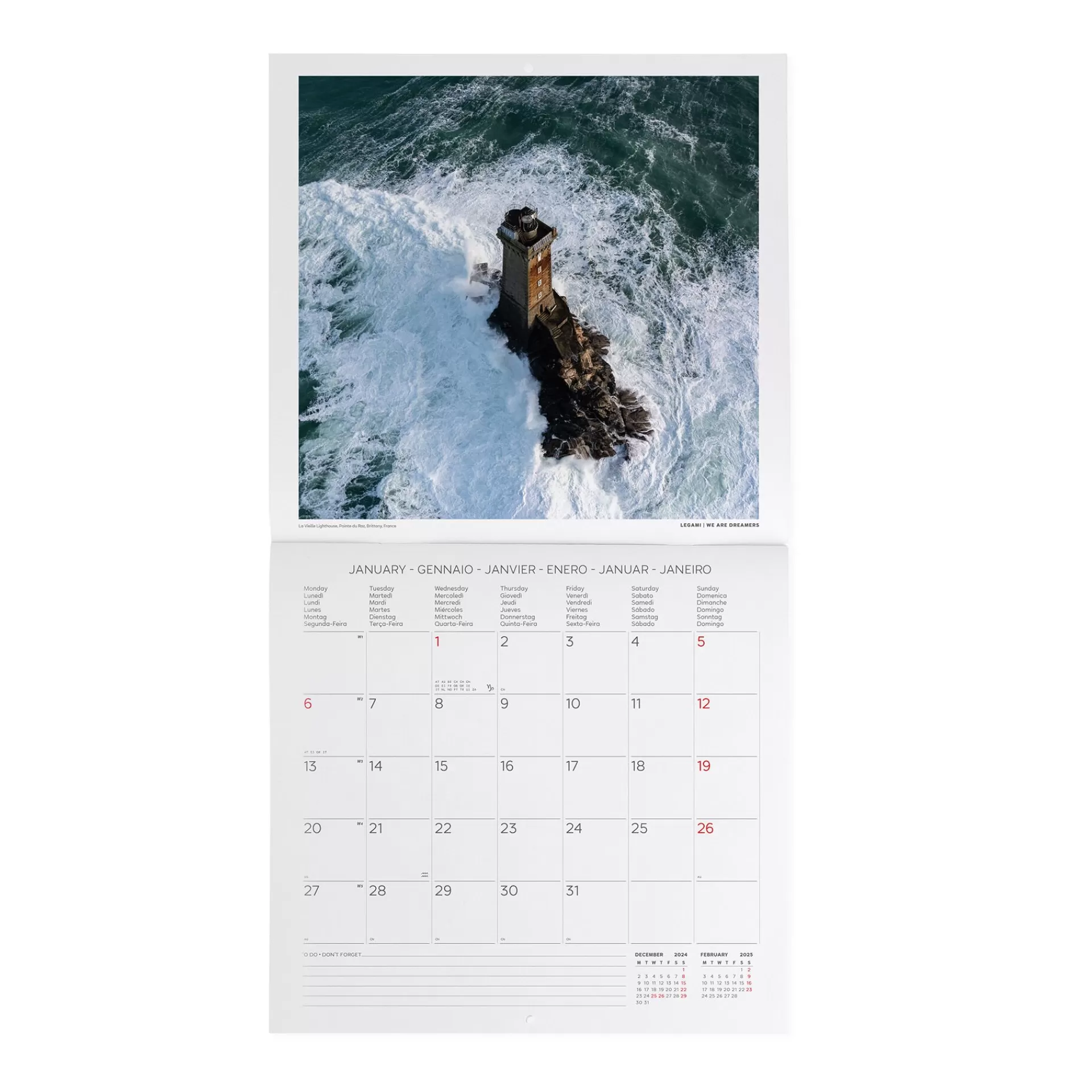 Legami Milano Calendario da Parete 2025 - 30 x 29 cm- Calendari Da Parete