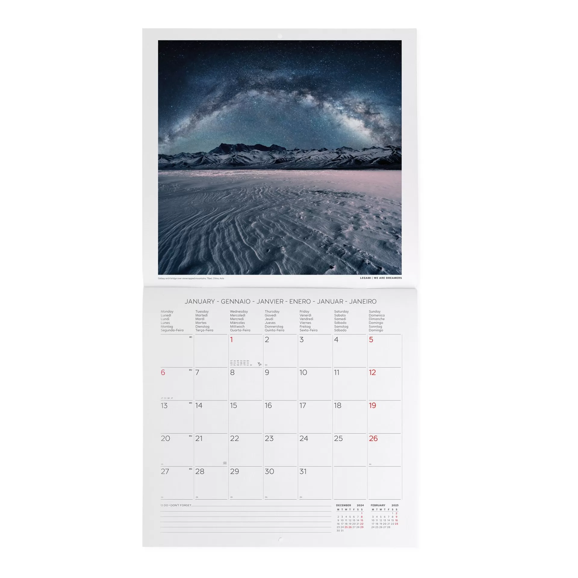 Legami Milano Calendario da Parete 2025 - 30 x 29 cm- Calendari Da Parete