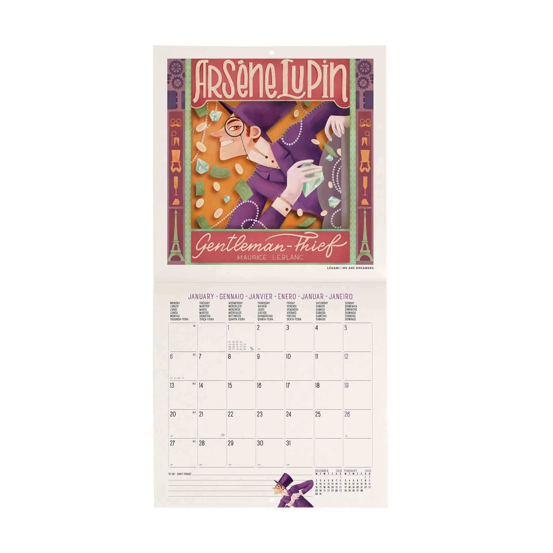 Legami Milano Calendario da Parete 2025 - 18 x 18 cm- Calendari Da Parete