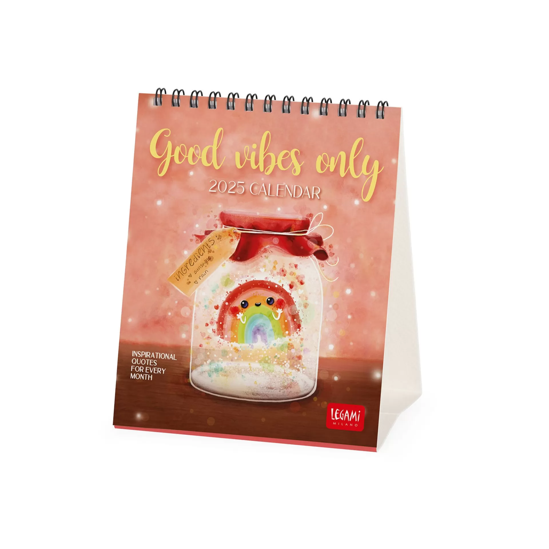 Legami Milano Calendario da Tavolo 2025 - 12 x 14,5 cm- Calendari Da Tavolo