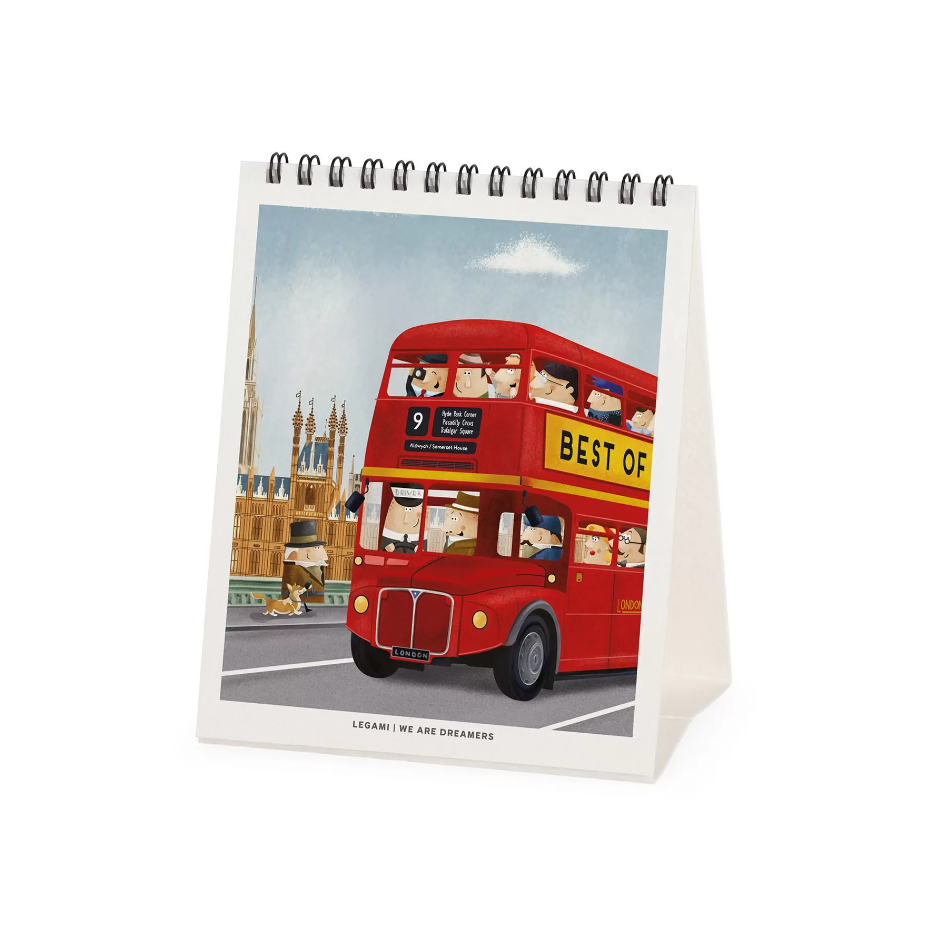 Legami Milano Calendario da Tavolo 2025 - 12 x 14,5 cm- Calendari Da Tavolo