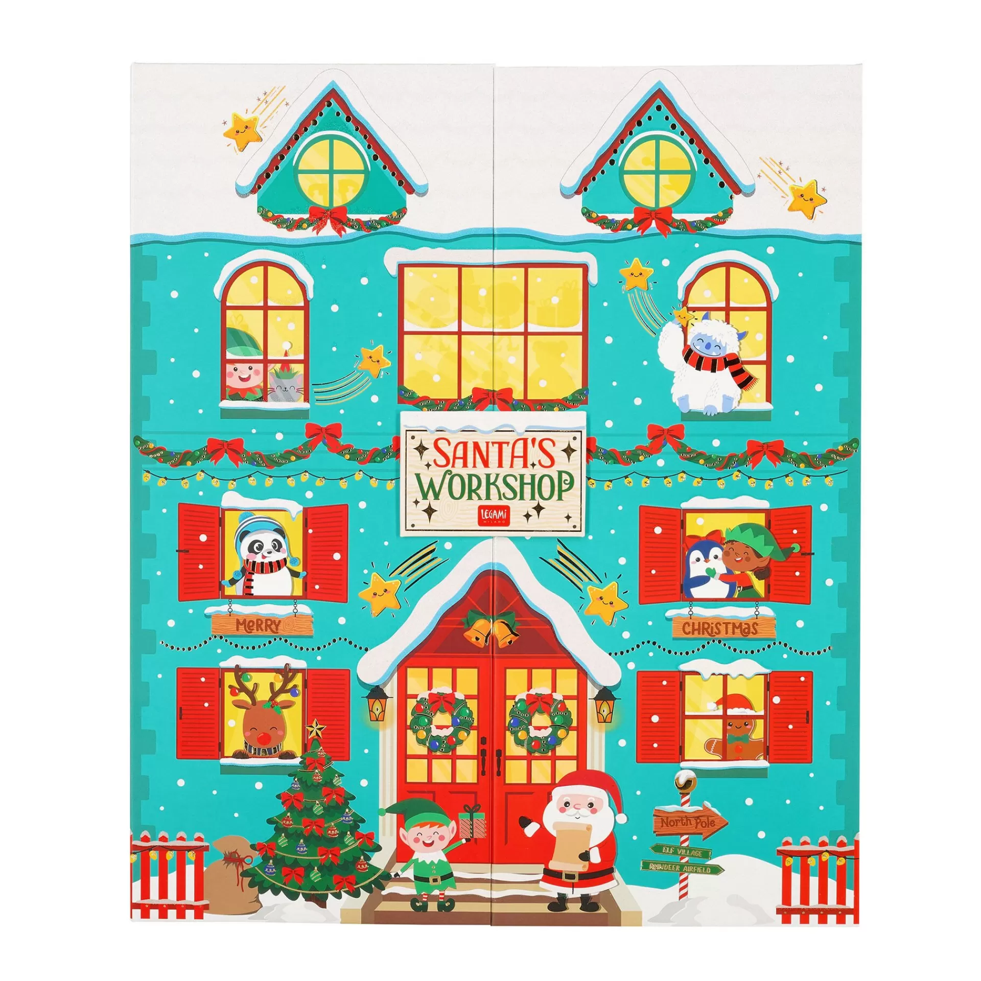 Legami Milano Calendario dell'Avvento - Christmas Countdown- Accessori Natalizi