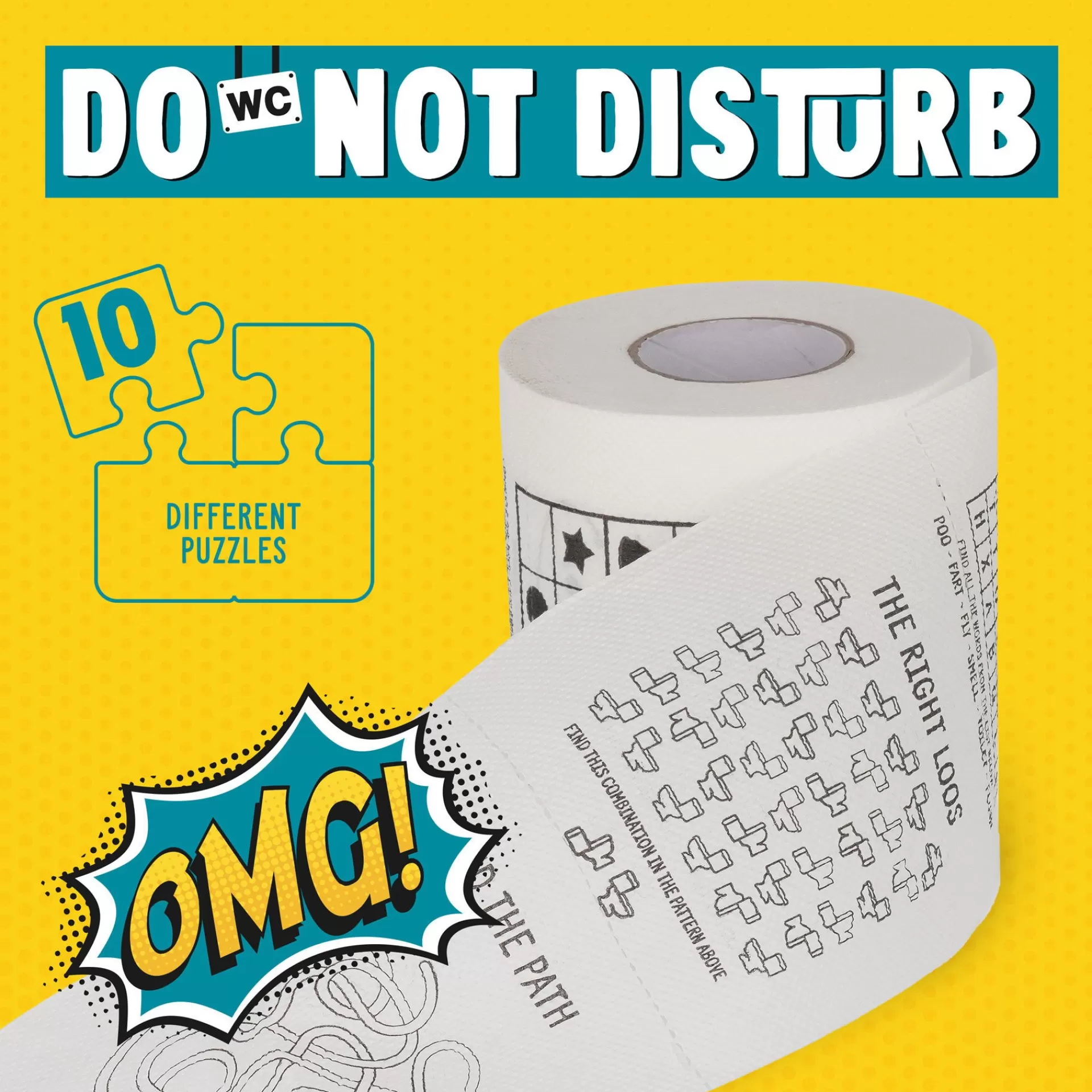 Legami Milano Carta Igienica Enigmistica - Do not Disturb- Giochi