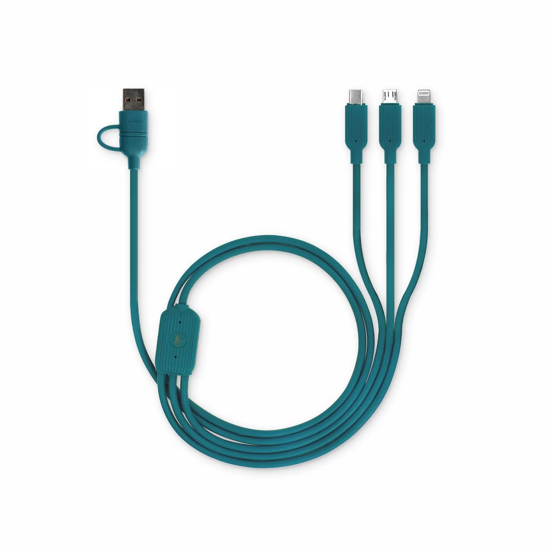 Legami Milano Cavo 3 in 1 di Ricarica e Sincronizzazione - Three Hugs- Accessori Per Smartphone Pc Tablet | Power Bank E Caricabatterie