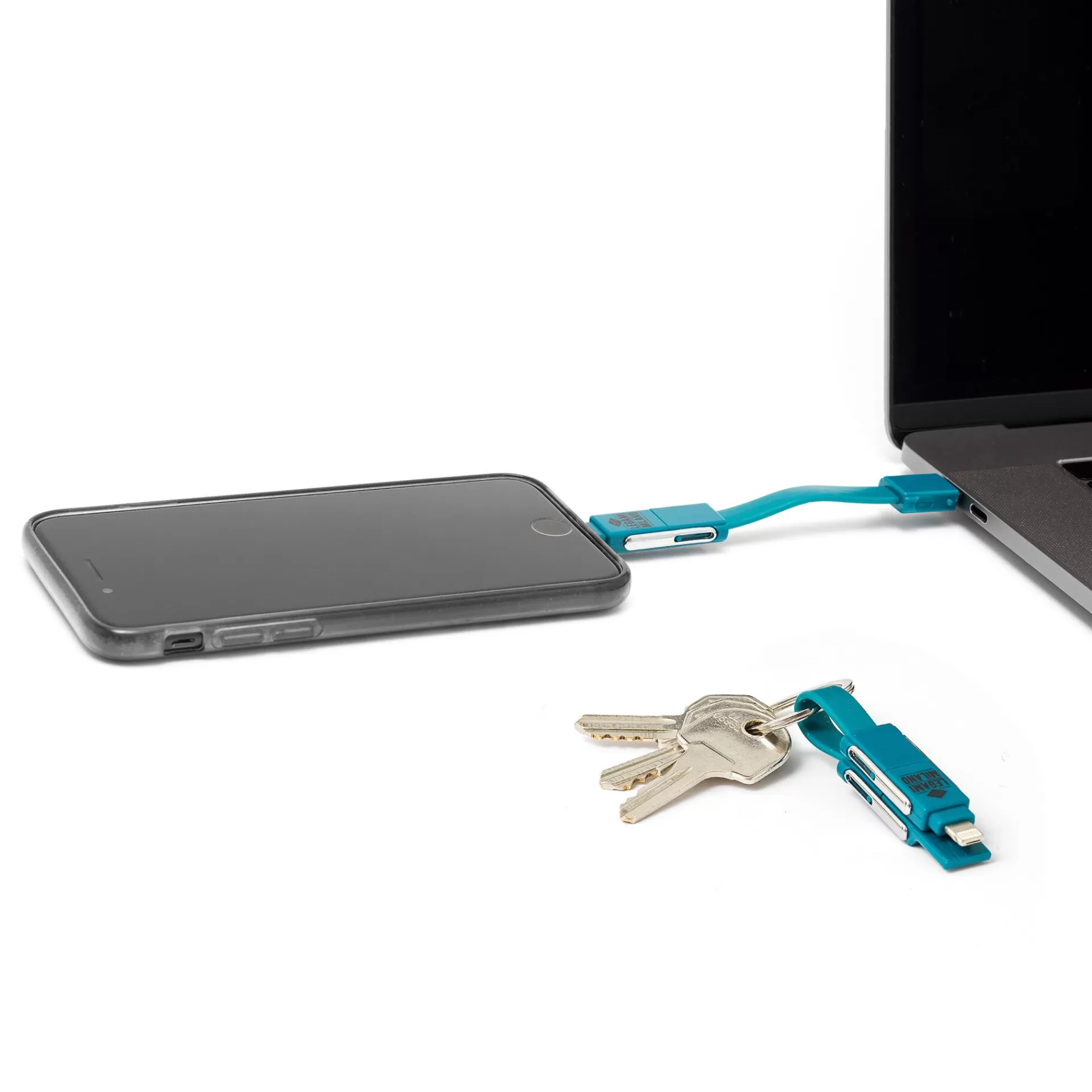Legami Milano Cavo di Ricarica Portachiavi 6 in 1- Power Bank E Caricabatterie | Portachiavi