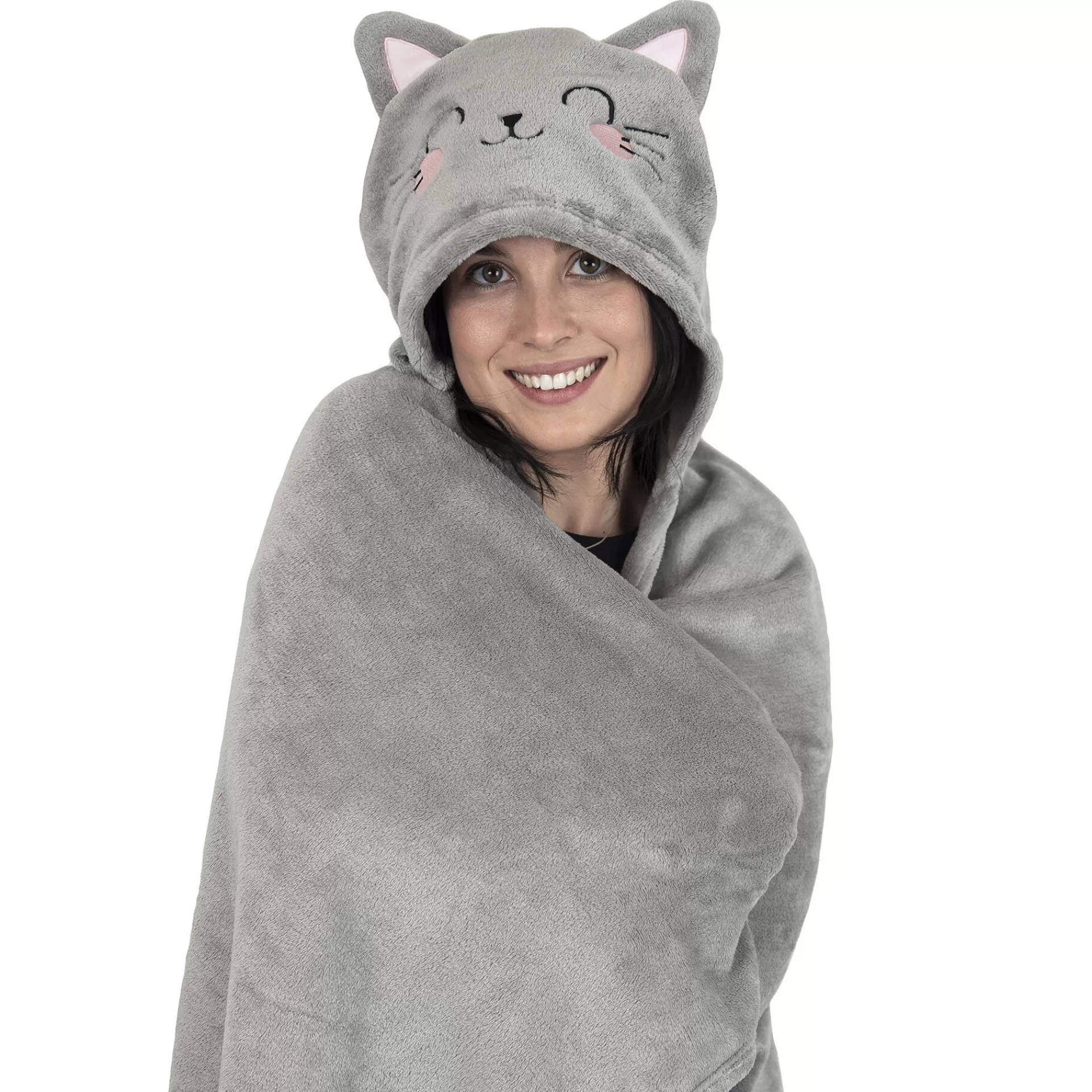 Legami Milano Coperta con Cappuccio - Cosy Hugs- Relax | Cuscini E Coperte
