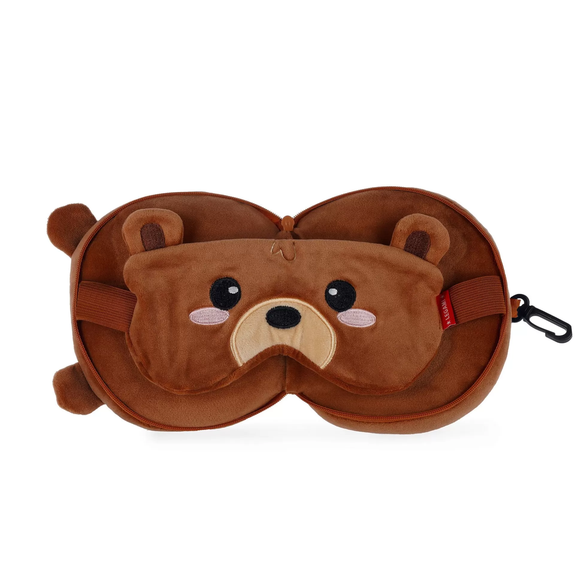 Legami Milano Cuscino da Viaggio con Mascherina da Notte- Accessori Viaggio