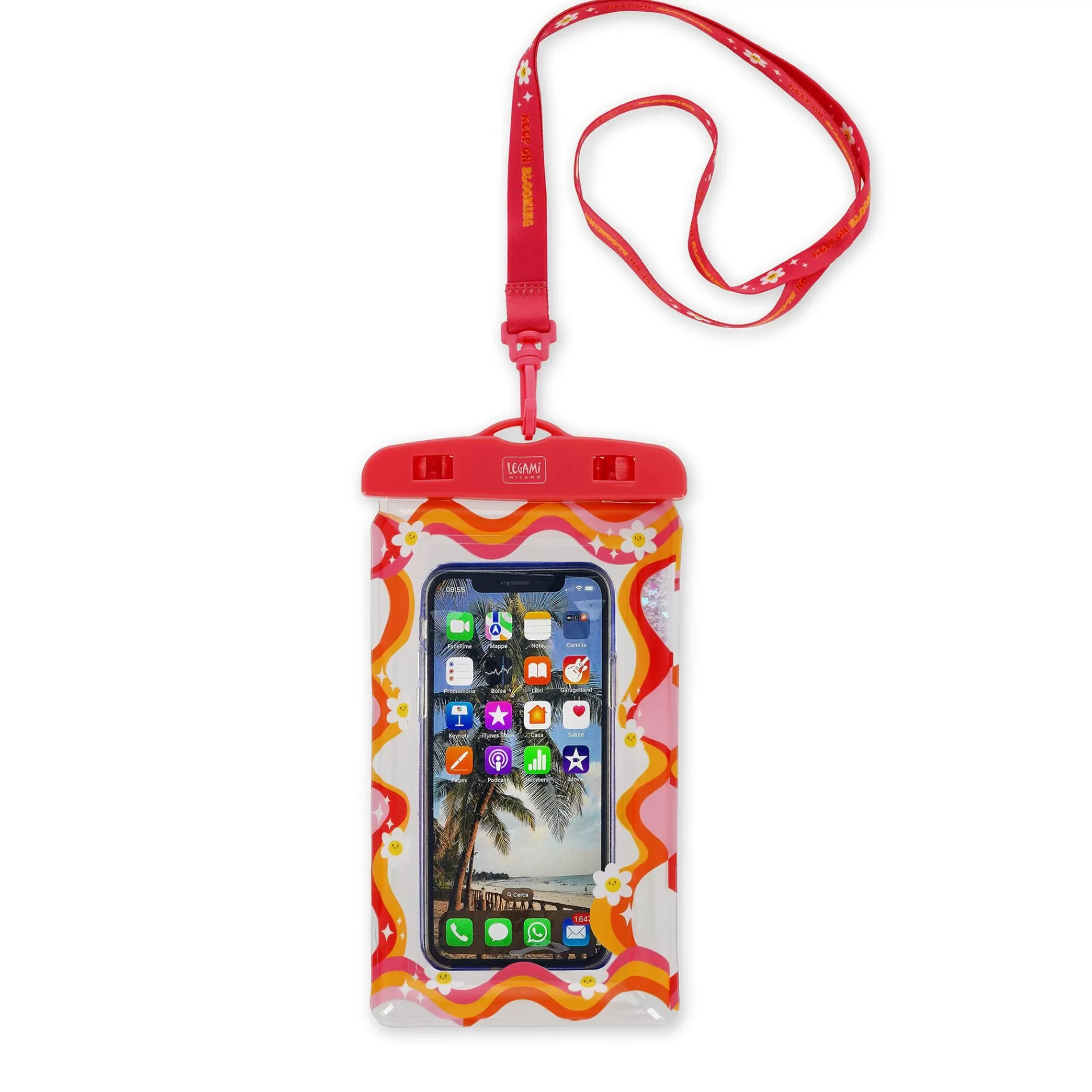 Legami Milano Custodia Impermeabile Galleggiante per Smartphone - Floating Waterproof Smartphone Pouch- Accessori Per Smartphone Pc Tablet | Accessori Da Spiaggia
