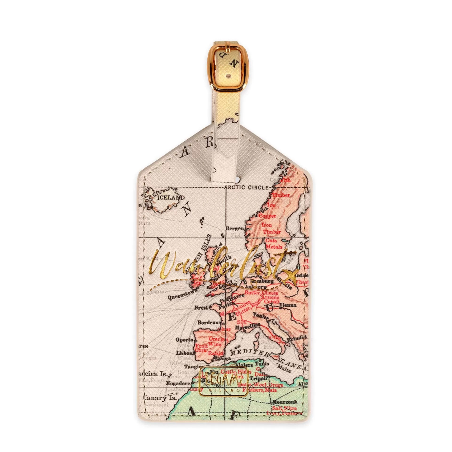 Legami Milano Etichetta Bagaglio - Luggage Tag- Accessori Viaggio