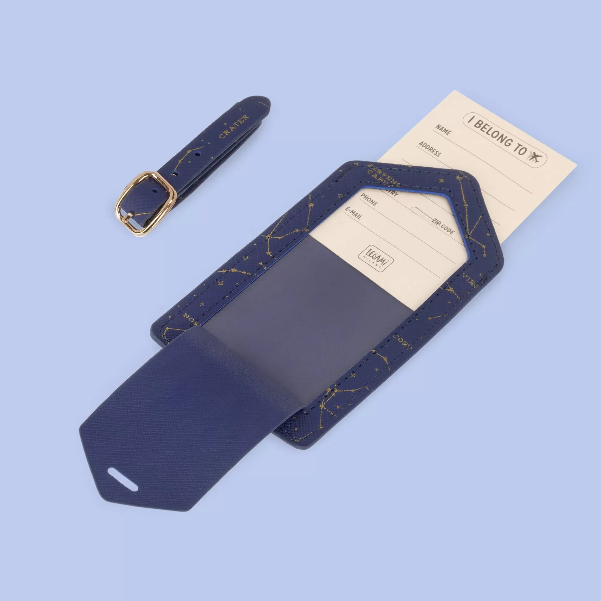 Legami Milano Etichetta Bagaglio - Luggage Tag- Accessori Viaggio