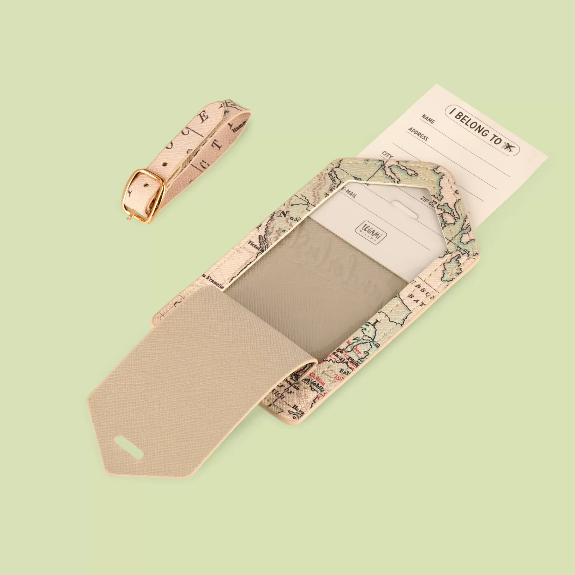 Legami Milano Etichetta Bagaglio - Luggage Tag- Accessori Viaggio