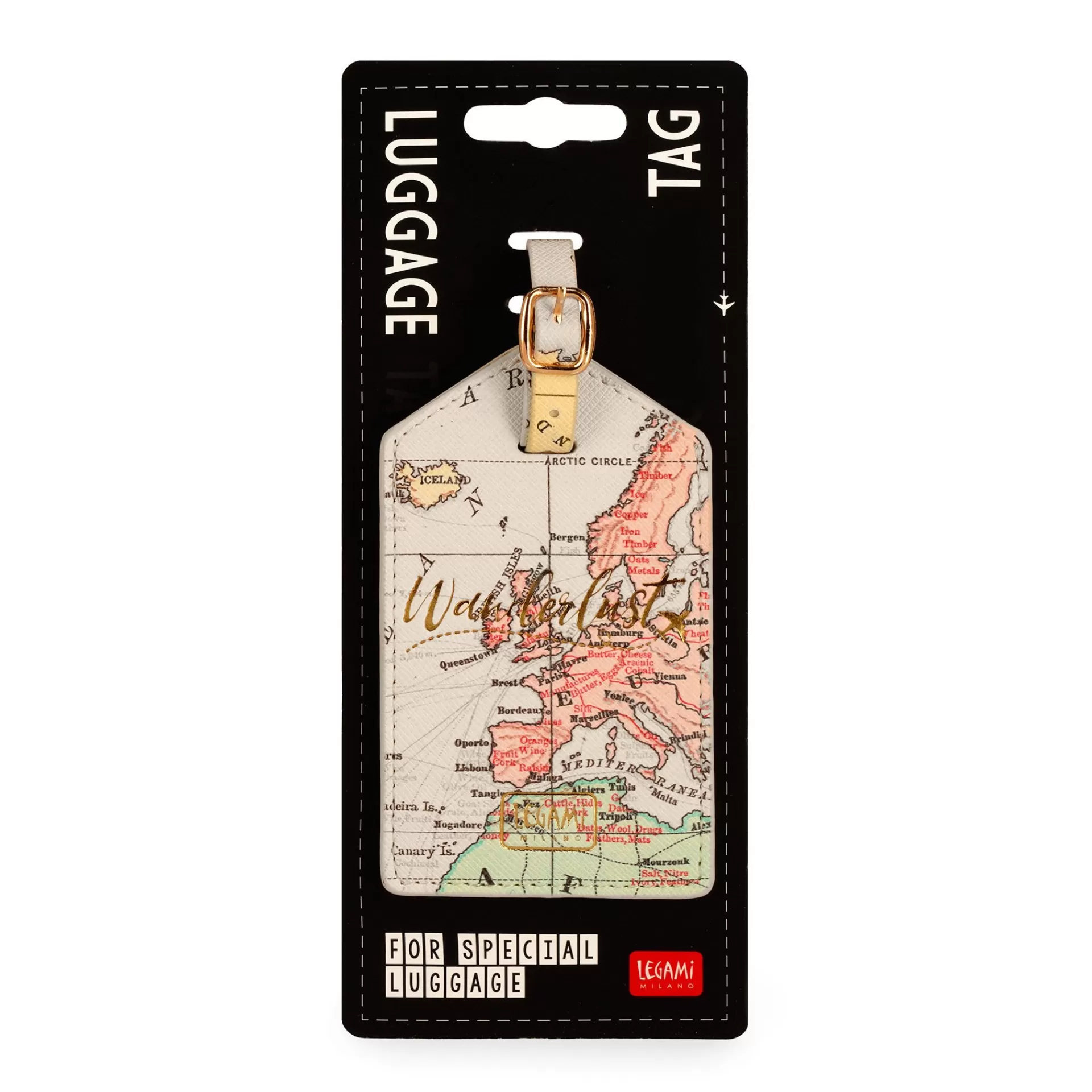 Legami Milano Etichetta Bagaglio - Luggage Tag- Accessori Viaggio