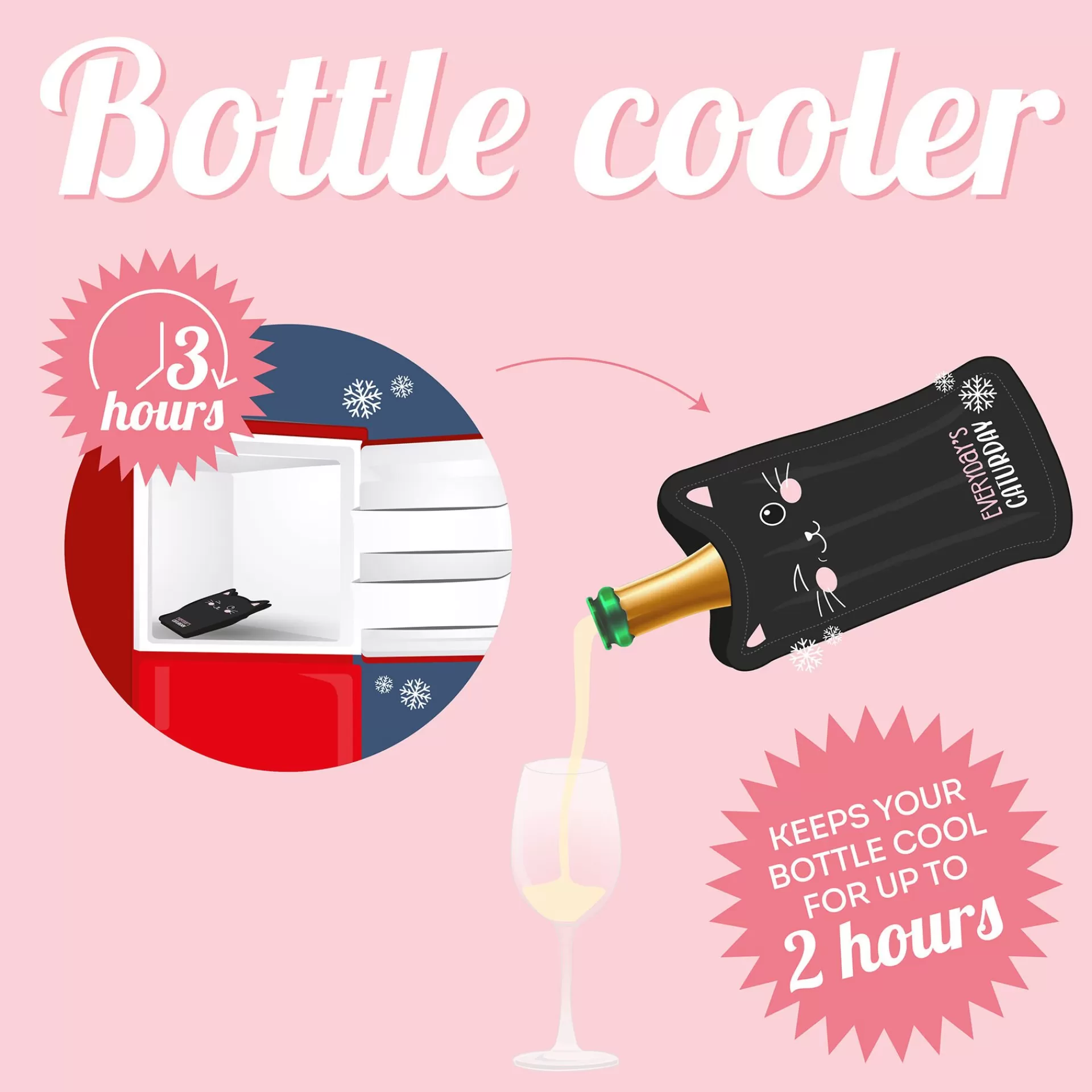 Legami Milano Fascia Refrigerante per Bottiglia - Bottle Cooler- Cocktail Hour