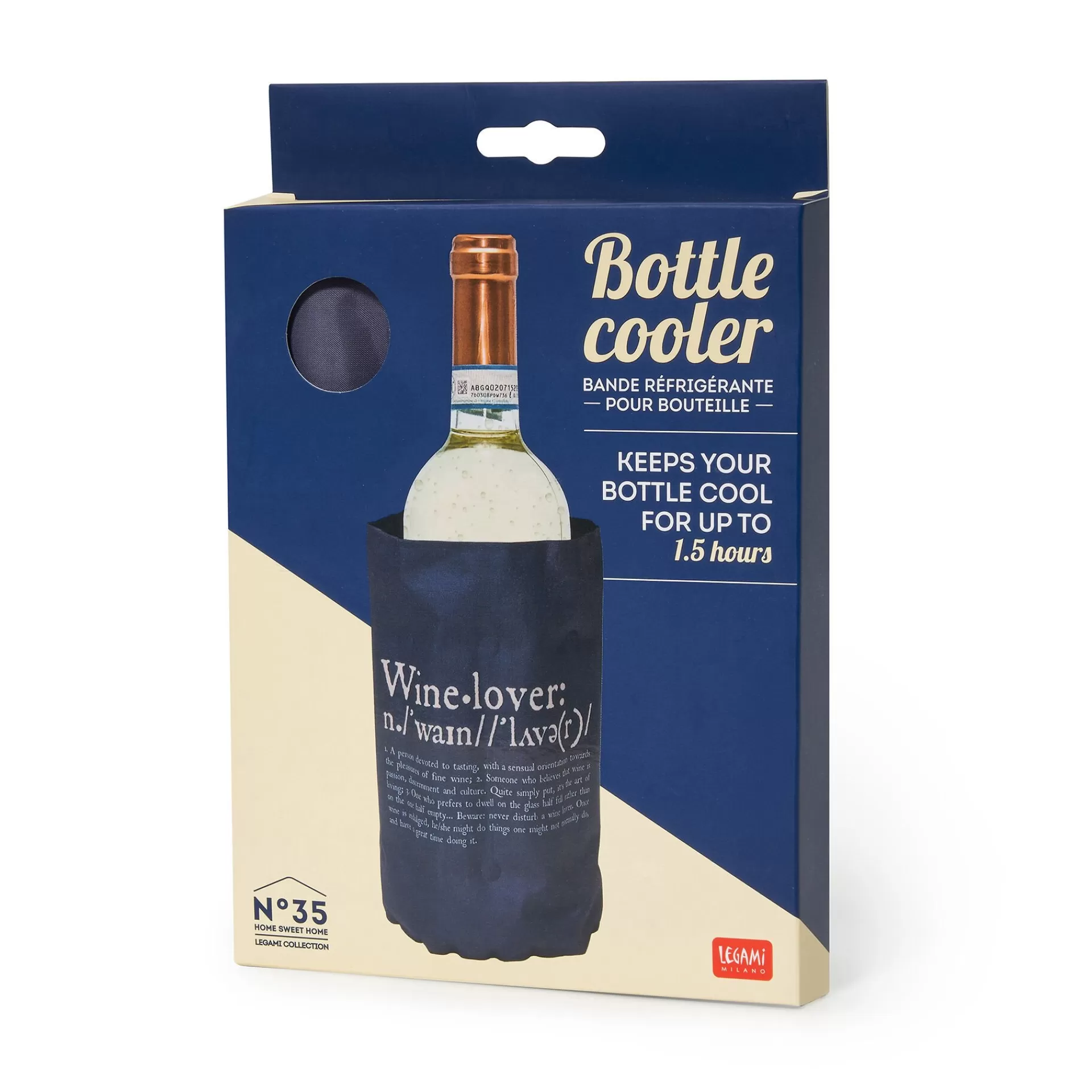 Legami Milano Fascia Refrigerante per Bottiglia - Bottle Cooler- Cocktail Hour
