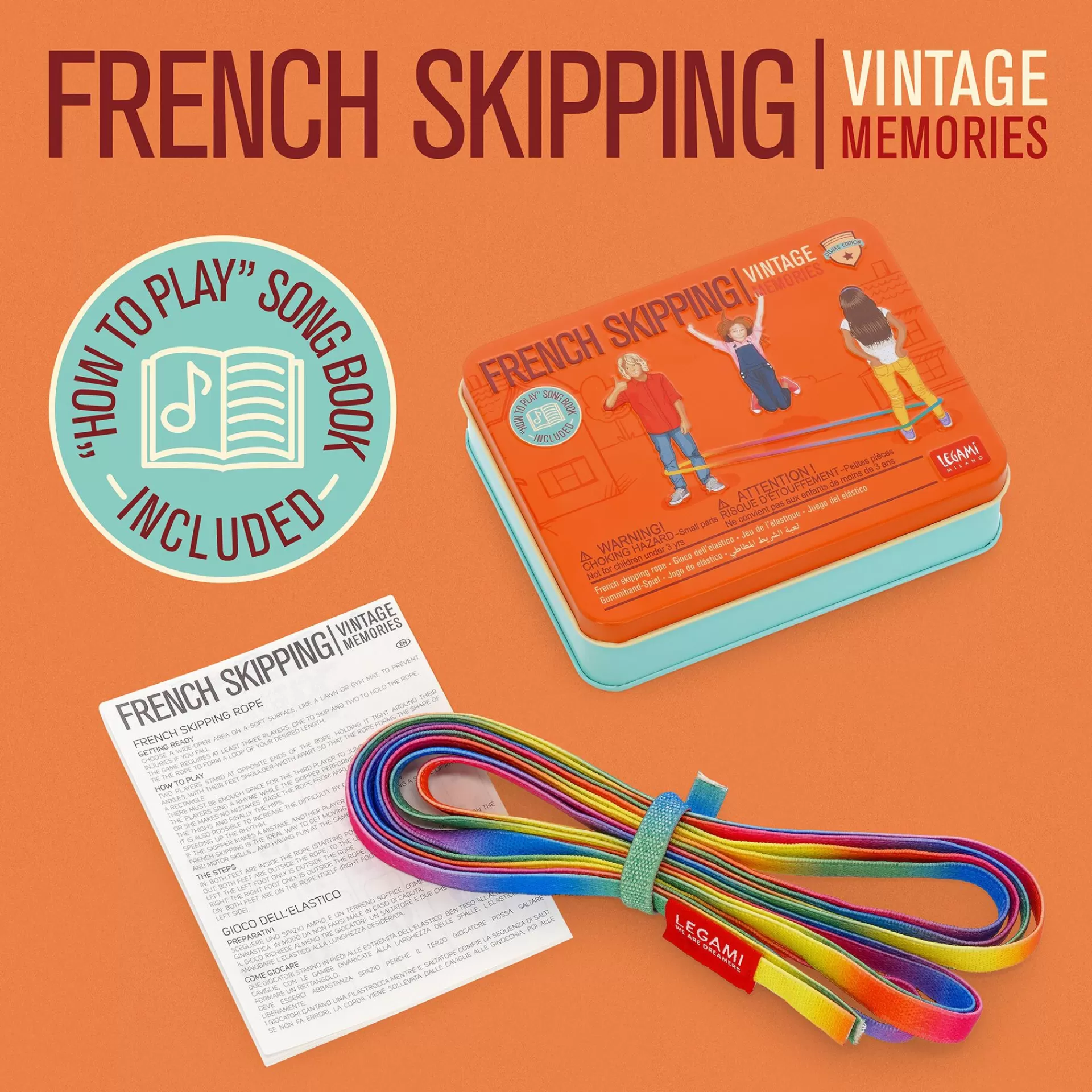 Legami Milano Gioco dell'Elastico - French Skipping- Giochi