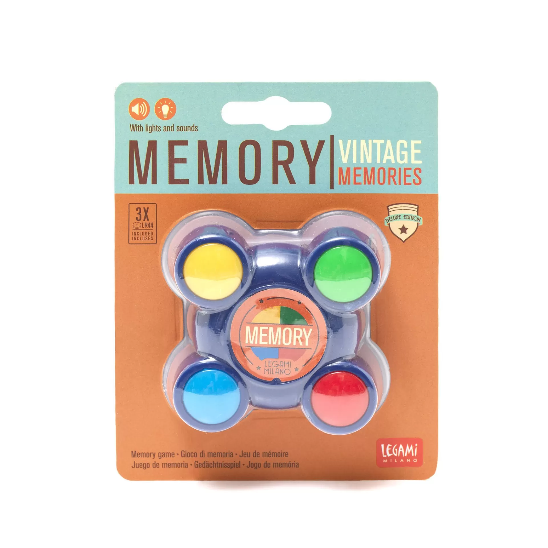 Legami Milano Gioco di Memoria Luminoso e Sonoro - Memory- Giochi