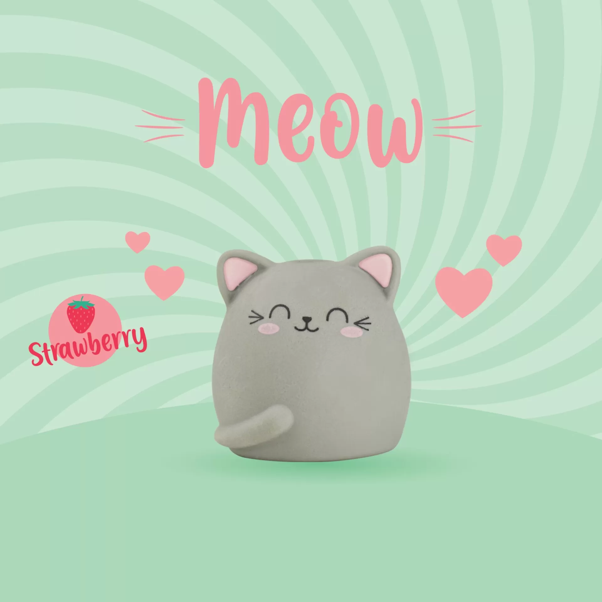 Legami Milano Gomma Profumata - Meow- Relax | Have Fun