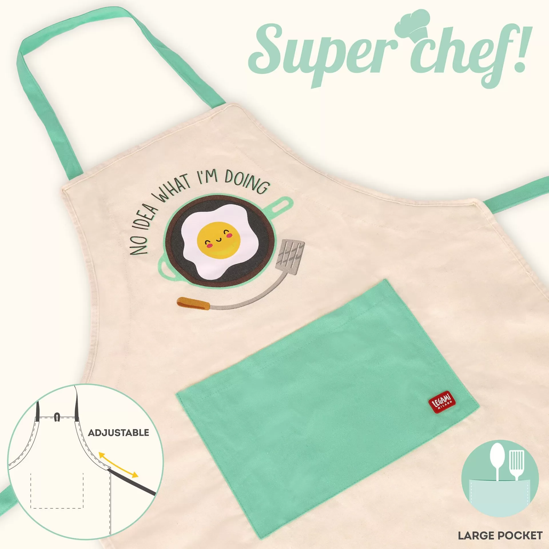 Legami Milano Grembiule da Cucina - Super Chef- Grembiuli
