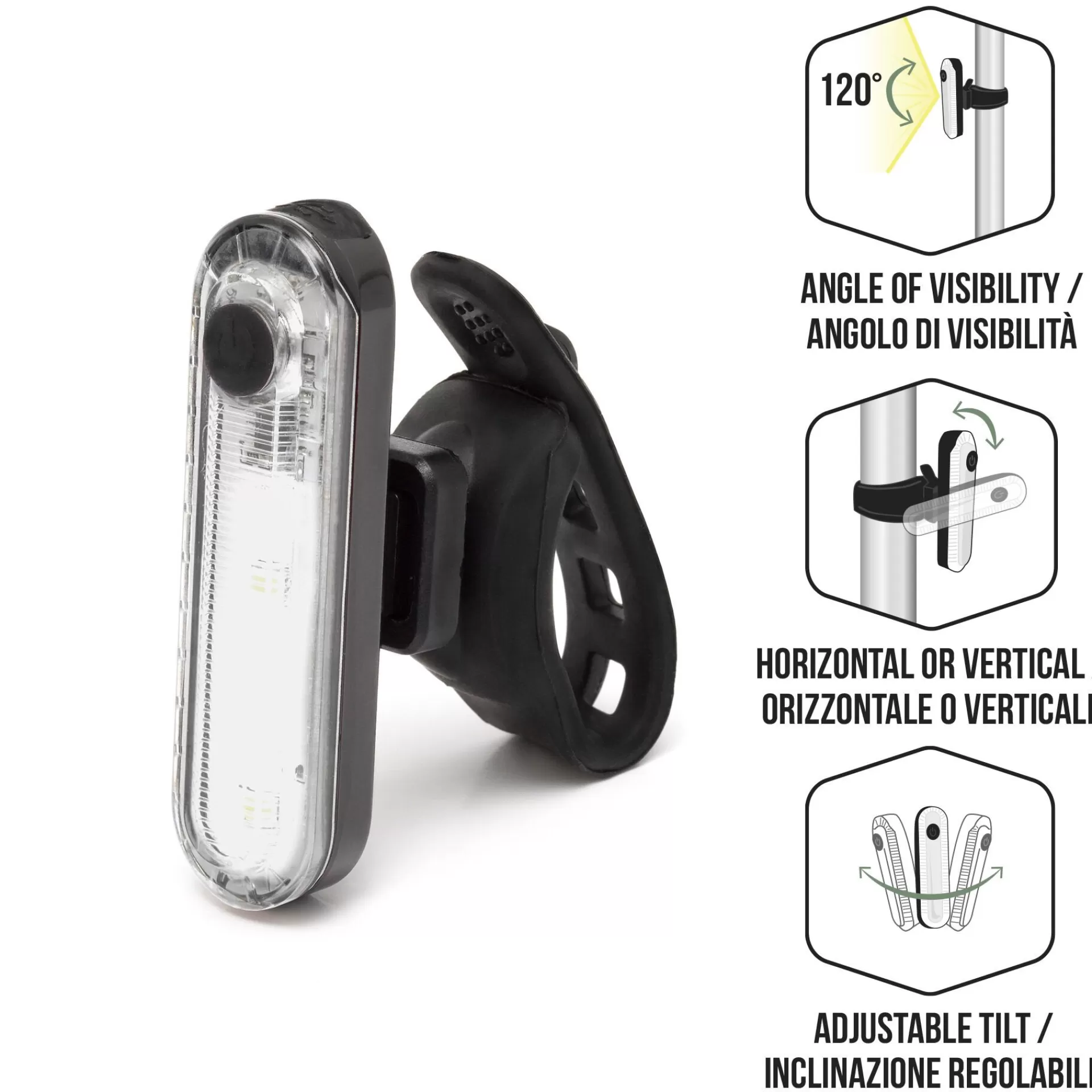 Legami Milano Luce Anteriore per Bicicletta- Accessori Bici
