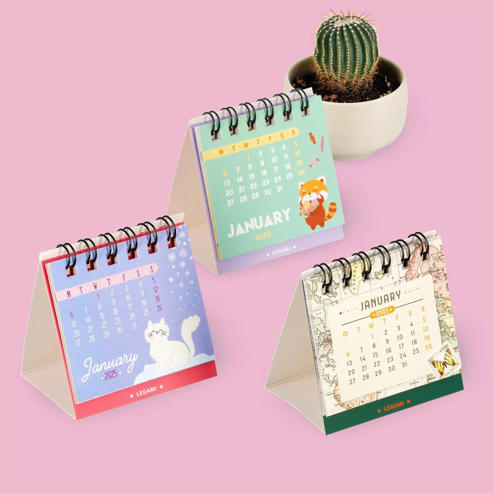 Legami Milano Micro Calendario da Tavolo - 2025- Calendari Da Tavolo