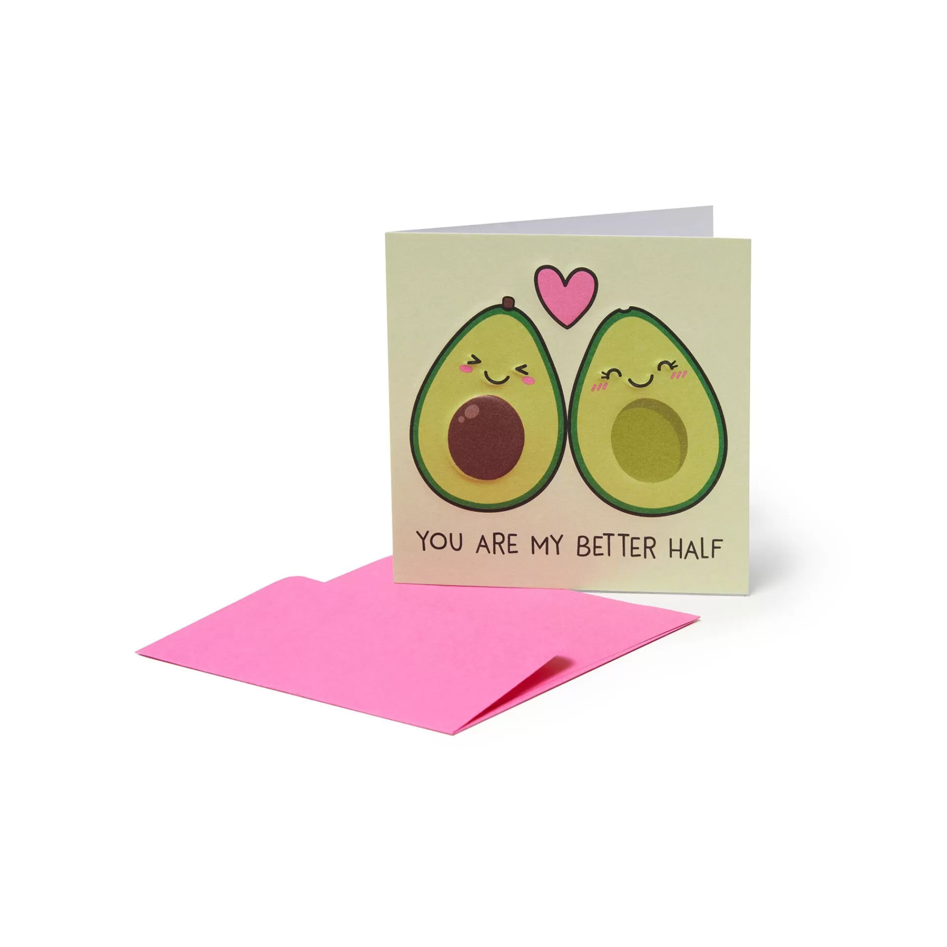 Legami Milano Mini Biglietto d'Auguri - Avocado Love- Biglietti Per Innamorati