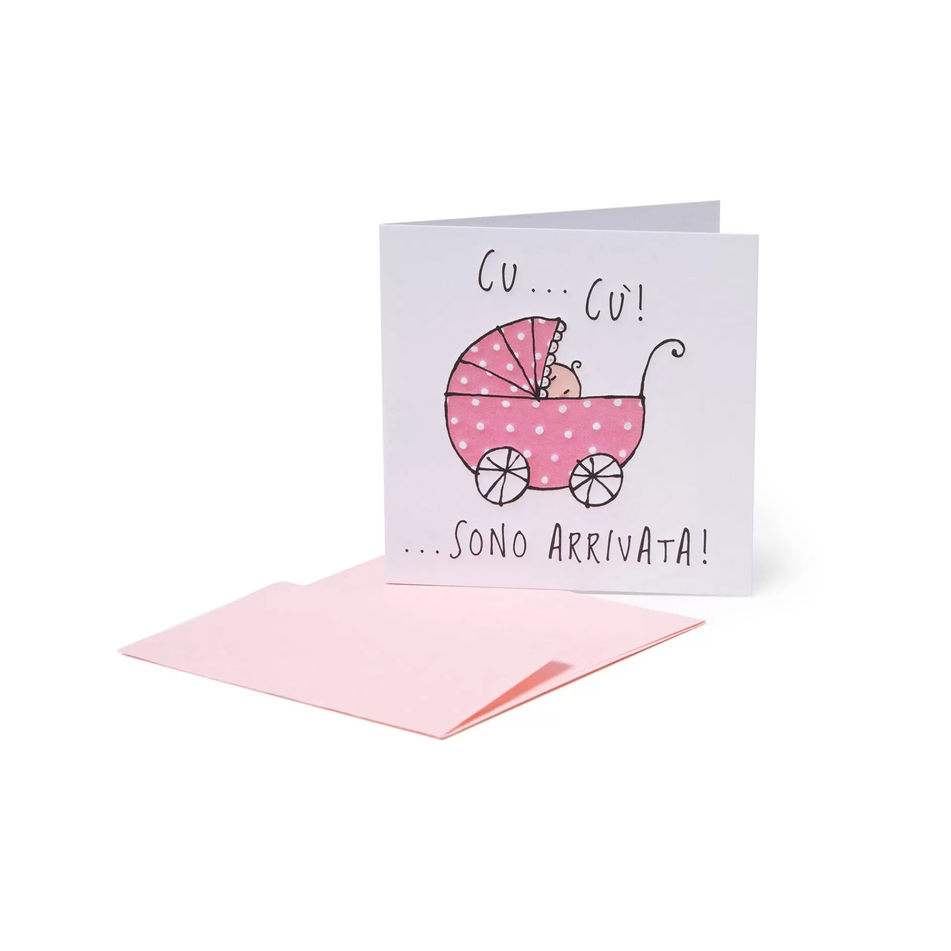 Legami Milano Mini Biglietto d'Auguri - Nascita - Cucu Bimba- Biglietti Per Ricorrenze Speciali